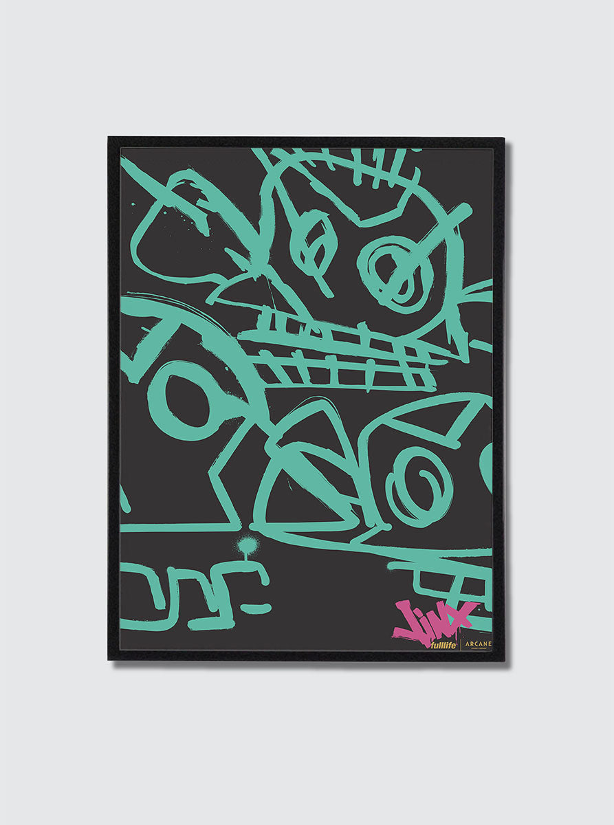 Fulllife Jinx Tag poster A2 42x59,4 graffiti ufficiale