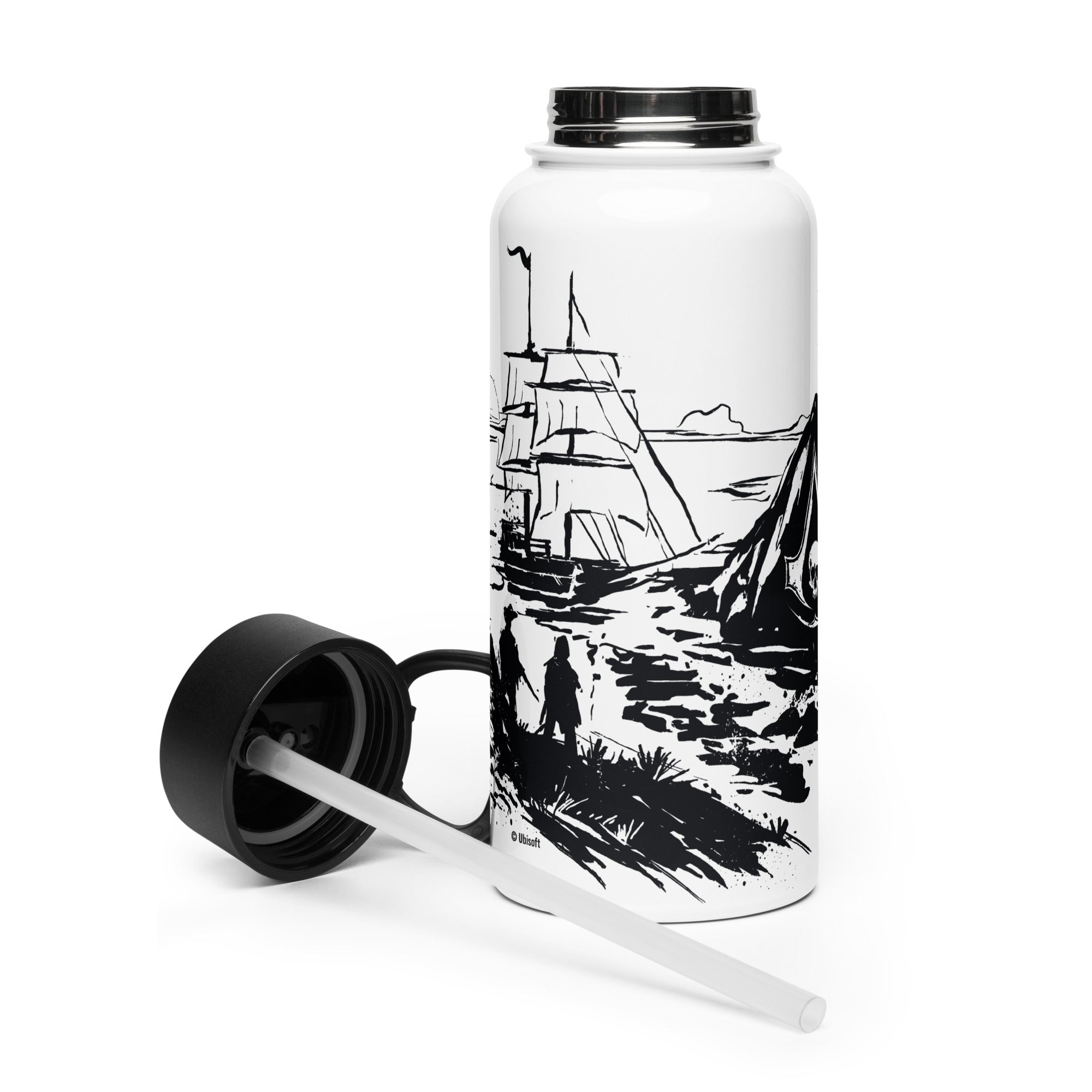 Assassin's Creed Black Flag Resynced borraccia 950 ml acciaio