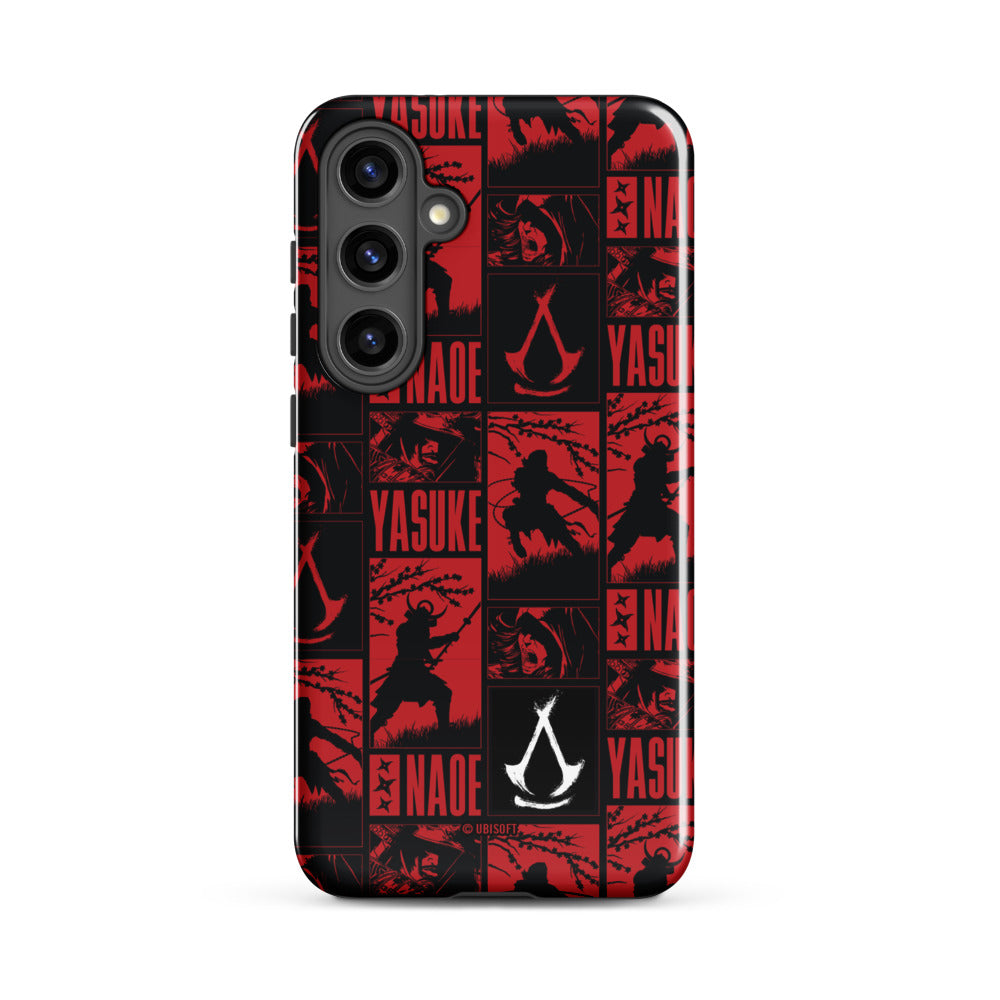 Ubisoft Assassin's Creed Names cover Samsung S24 Ultra doppia protezione