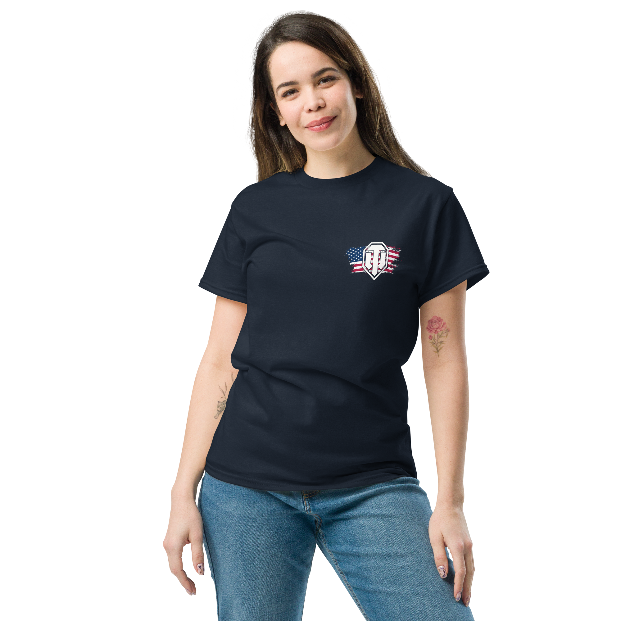 World of Tanks July 4th Eagle maglietta cotone unisex