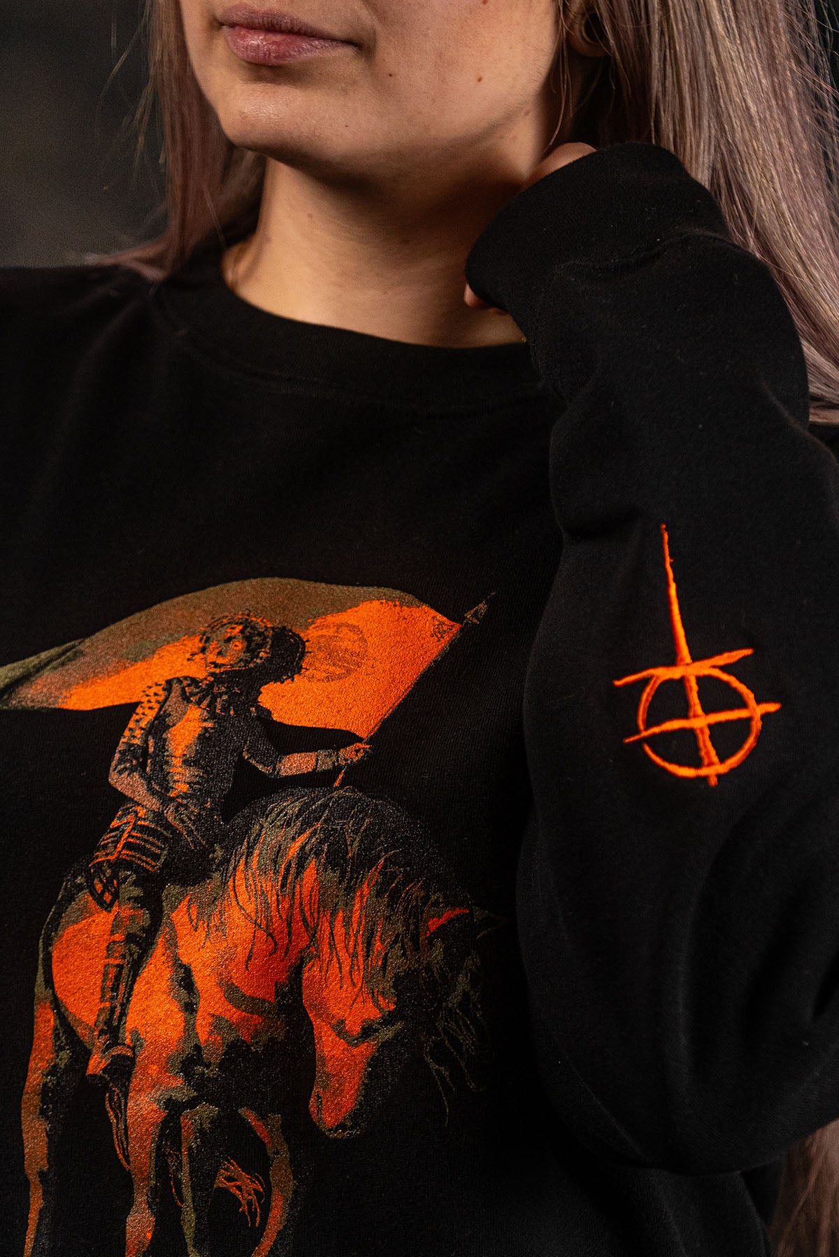 Red Barrels Project Messiah Felpa Girocollo Unisex Ricamata
