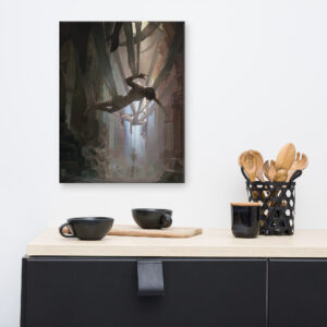 The Game Kitchen Blasphemous Sleeping Martyrs tela canvas
