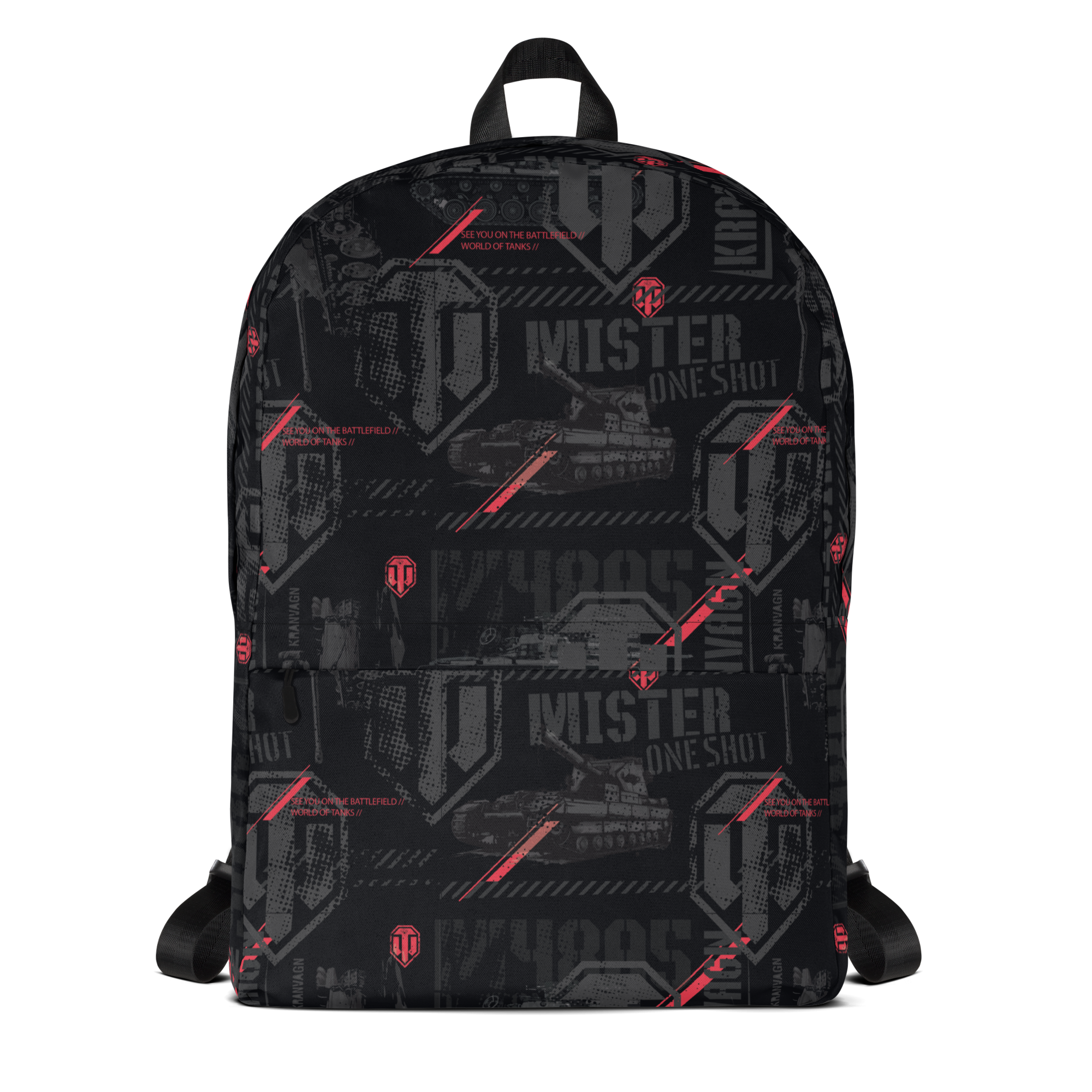 World of Tanks One Shot zaino poliestere laptop 15"