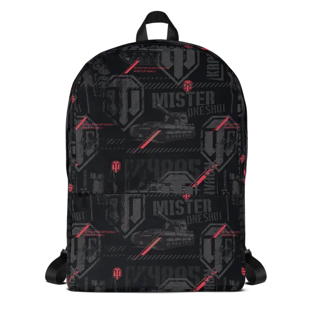 World of Tanks One Shot zaino poliestere laptop 15"