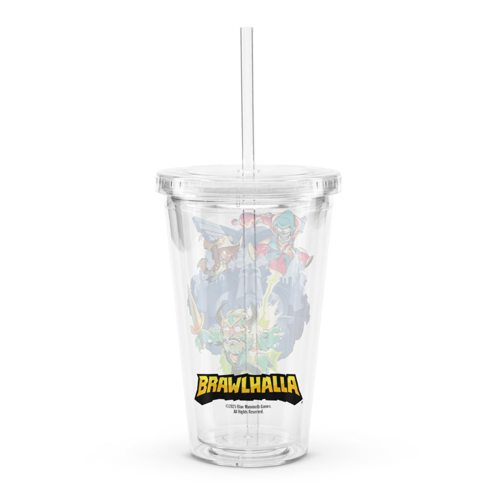 UBICollectibles Brawlhalla Characters tumbler 16 oz con cannuccia