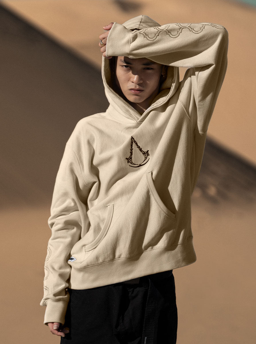 Assassin's Creed Mirage Hoodie felpa sabbia relaxed