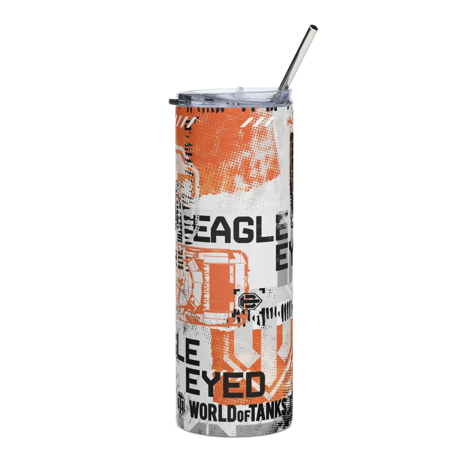World of Tanks Eagle Eyed tazza termica 600 ml acciaio inox