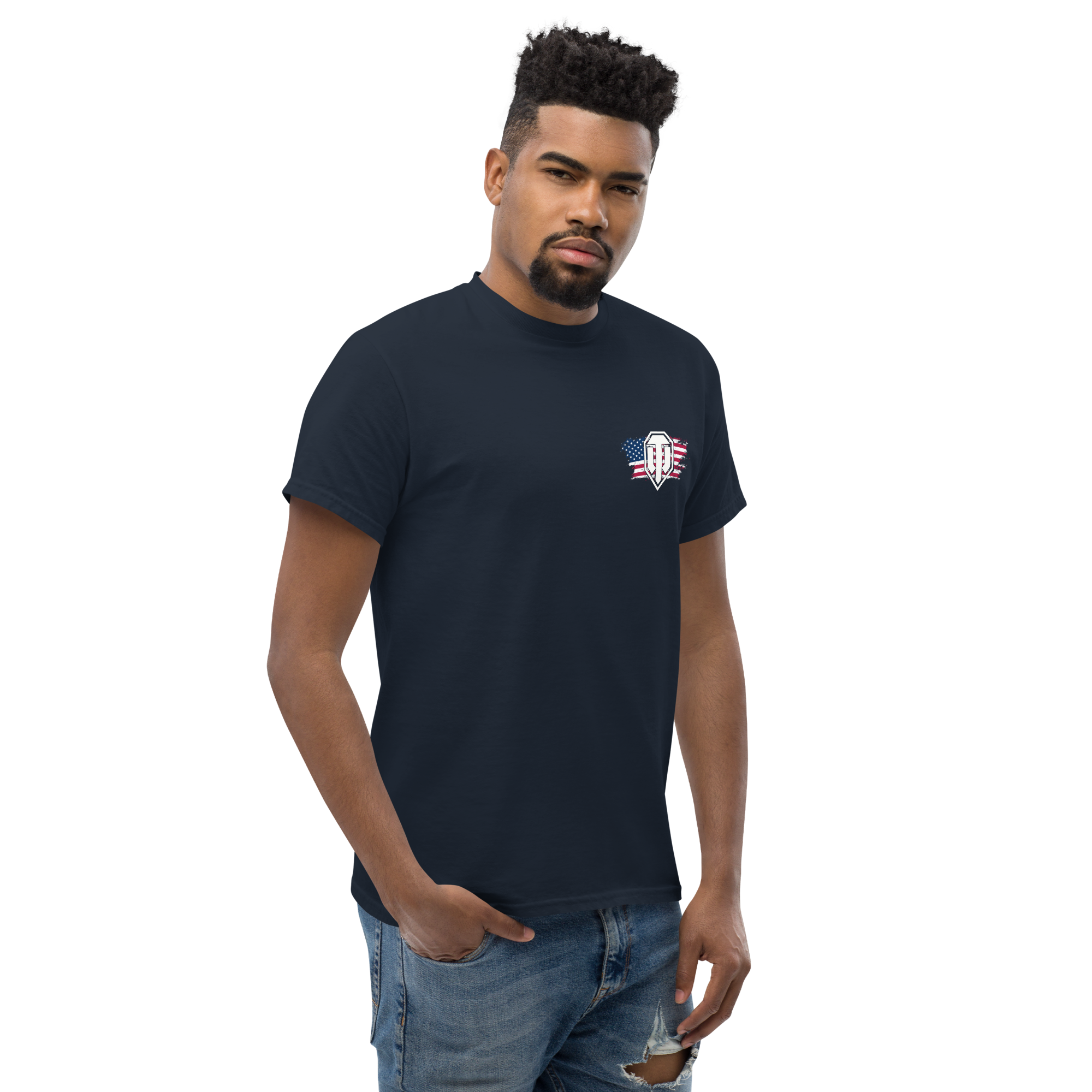 World of Tanks July 4th Eagle maglietta cotone unisex