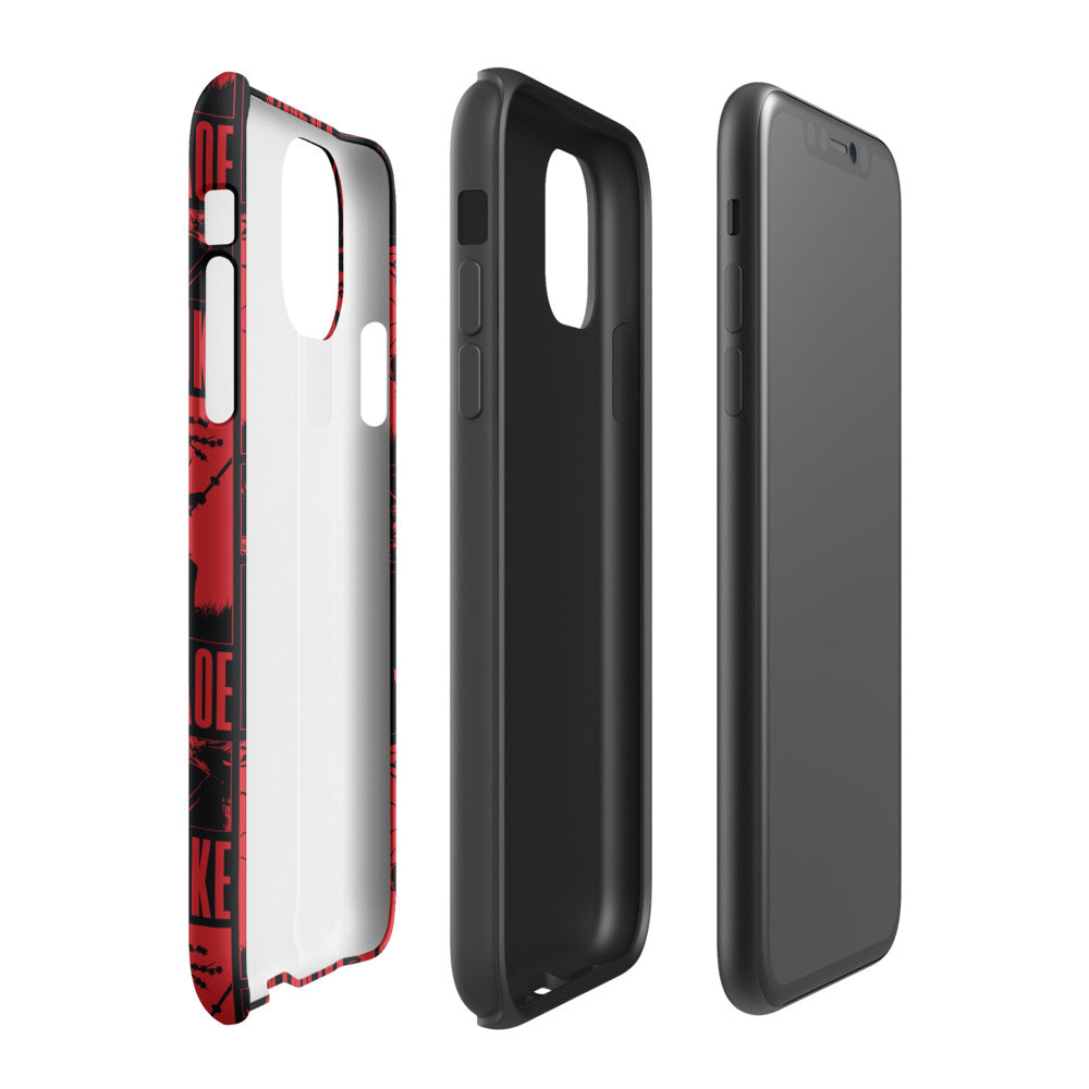 Ubisoft Assassin's Creed Names cover iPhone 16 Pro Max doppia protezione