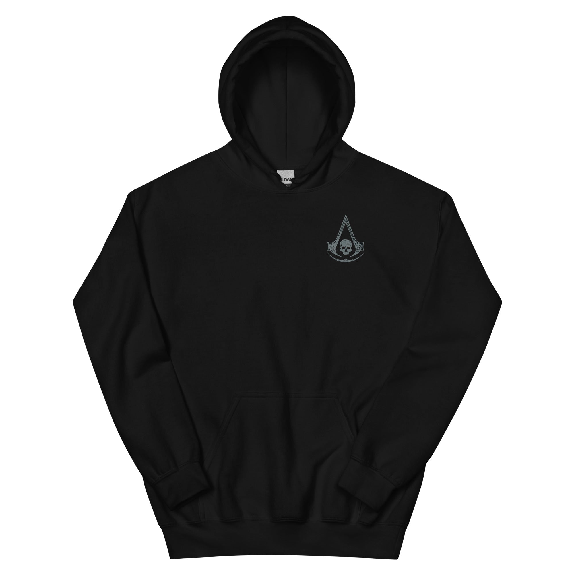 Ubisoft Assassin's Creed Black Flag Jackdaw felpa cappuccio nera