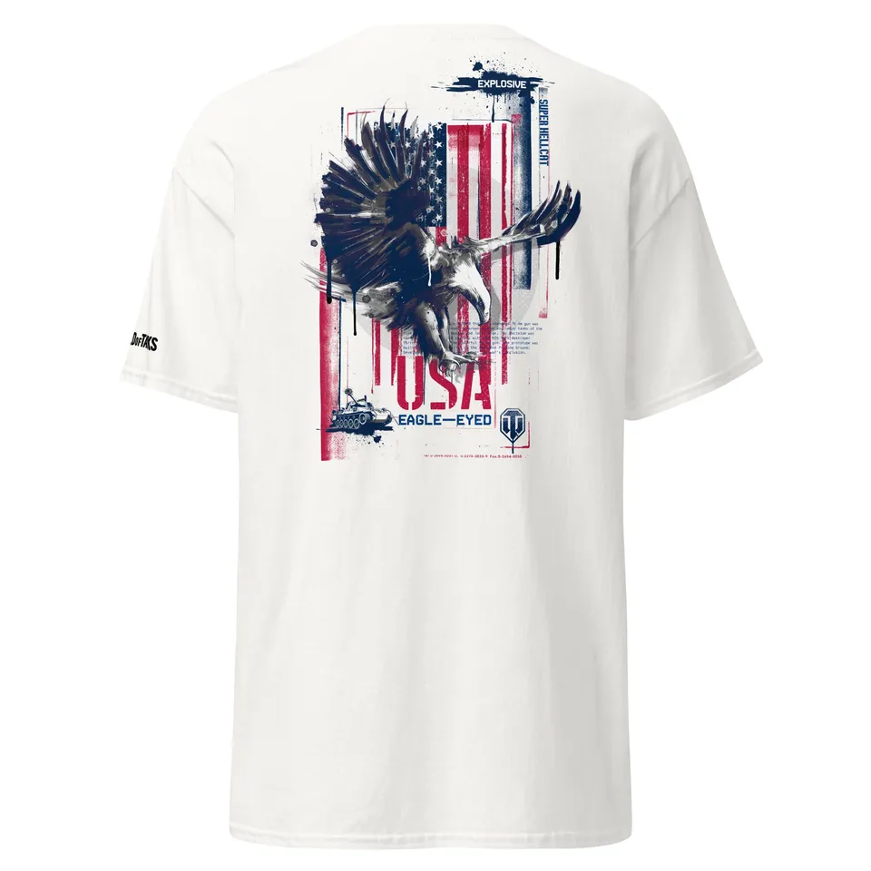 World of Tanks Eagle-Eyed t-shirt cotone uomo
