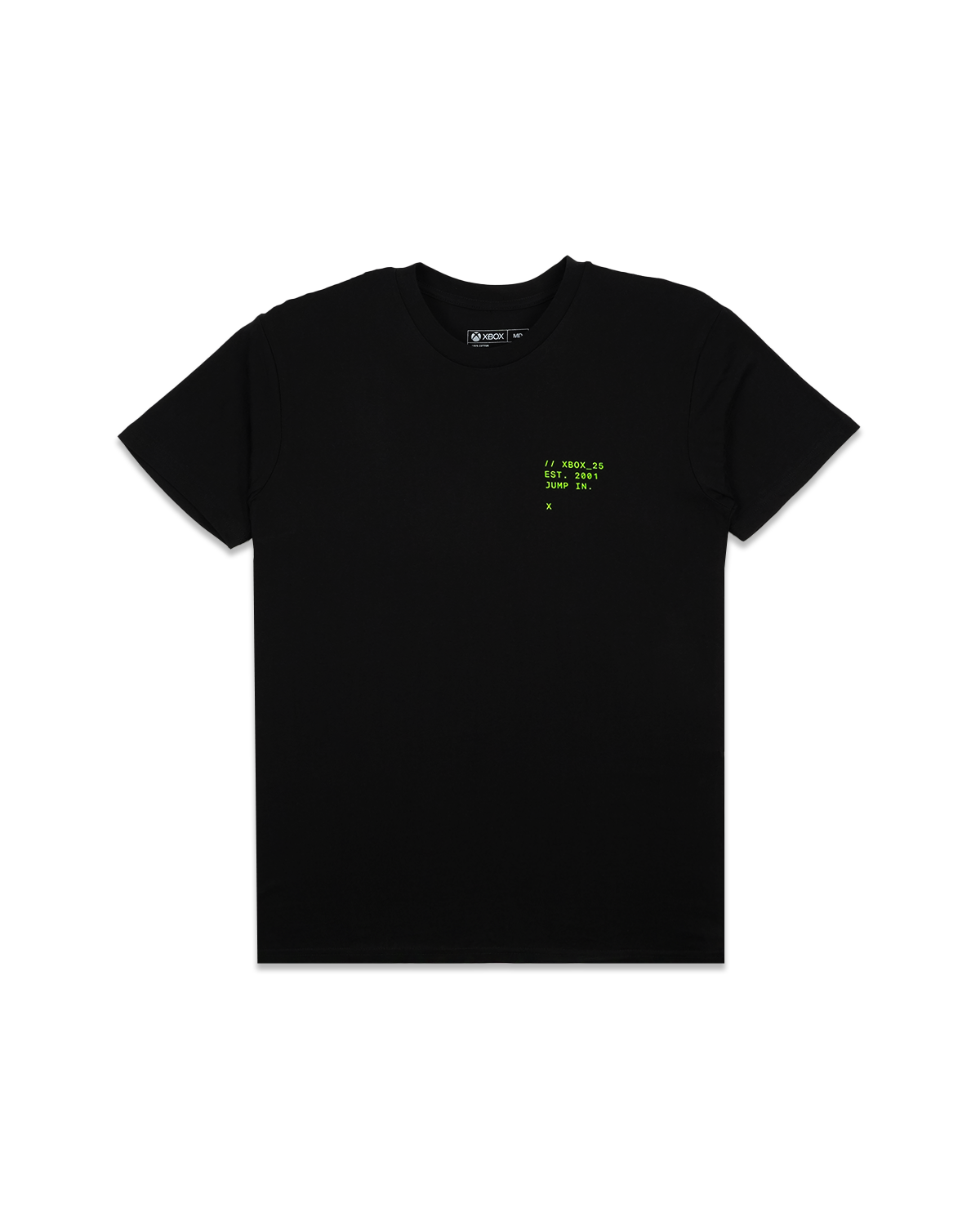 Xbox Gear 25 Years of Play Maglietta Nera Cotone