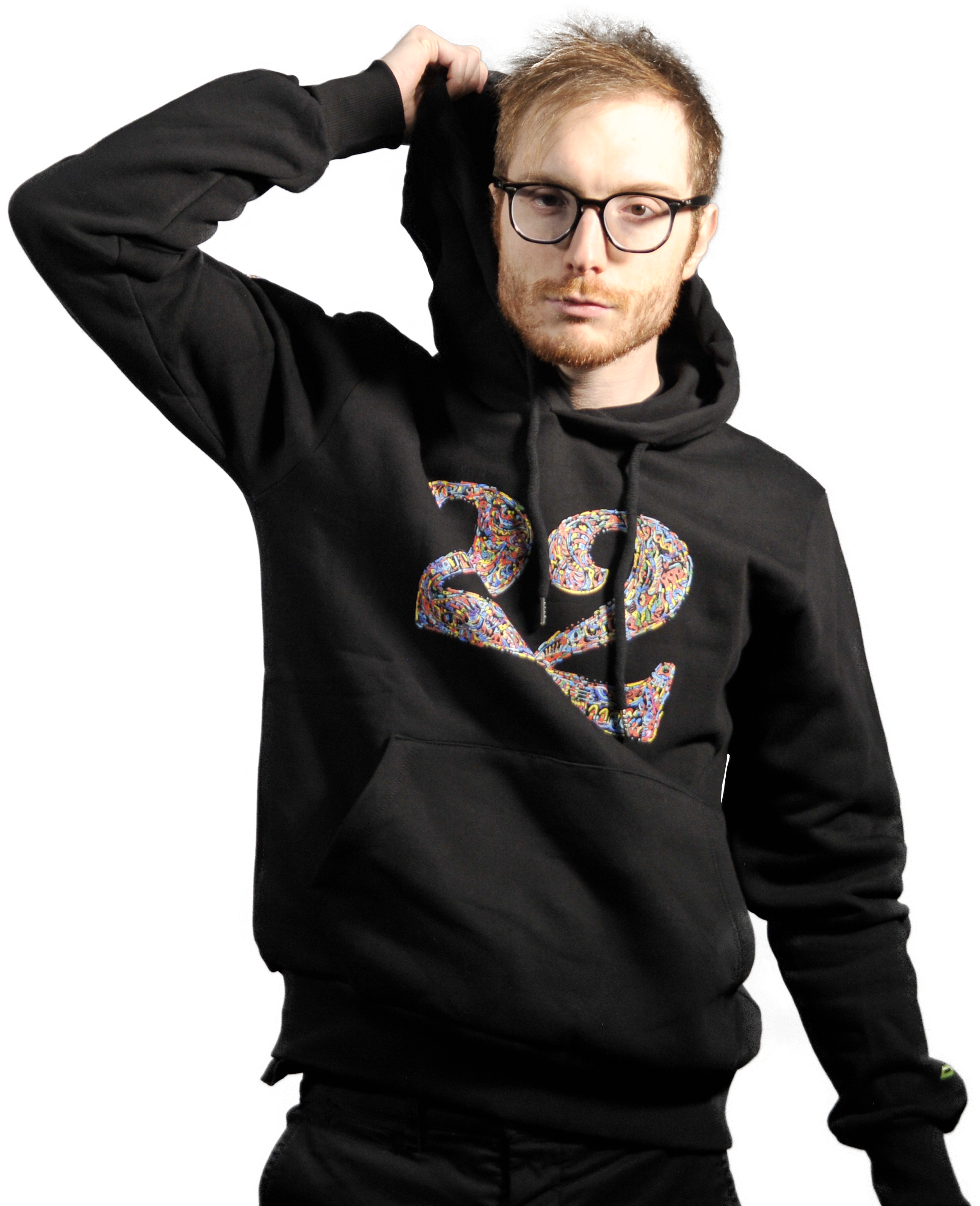 Qlash Hoodie 22 ft. Gemello felpa cappuccio limitata