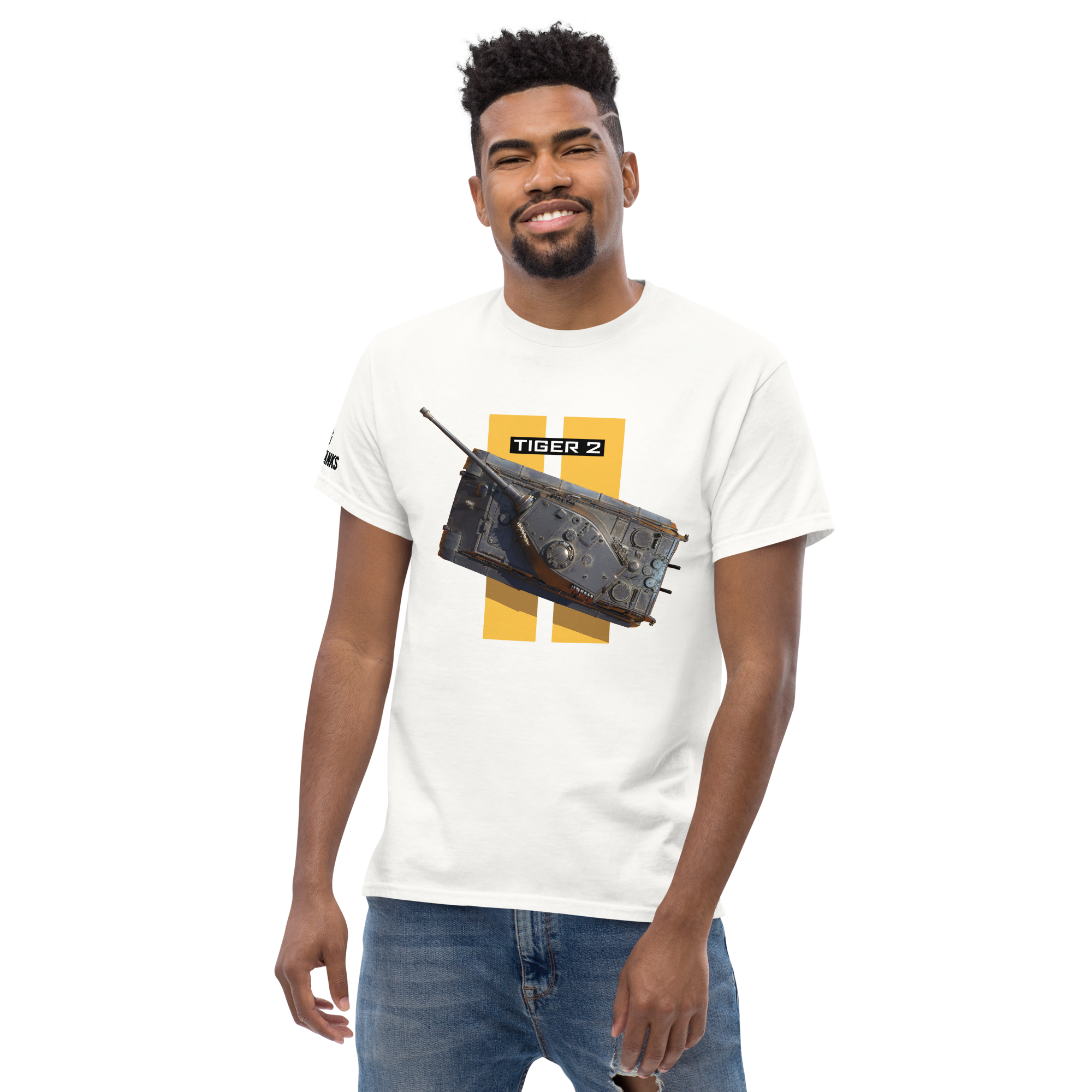 World of Tanks TankFest 2025 Tiger 2 t-shirt bianca S-3XL