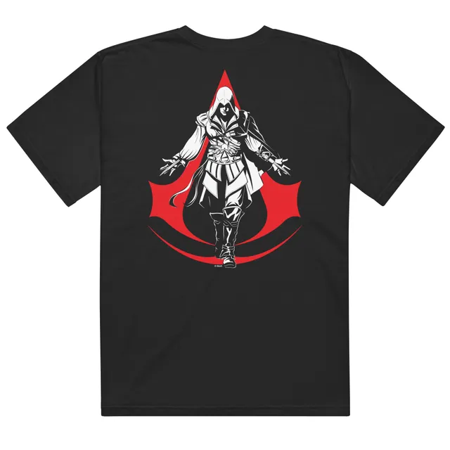 Ubisoft Assassin's Creed Ezio maglietta cotone Leap of Faith