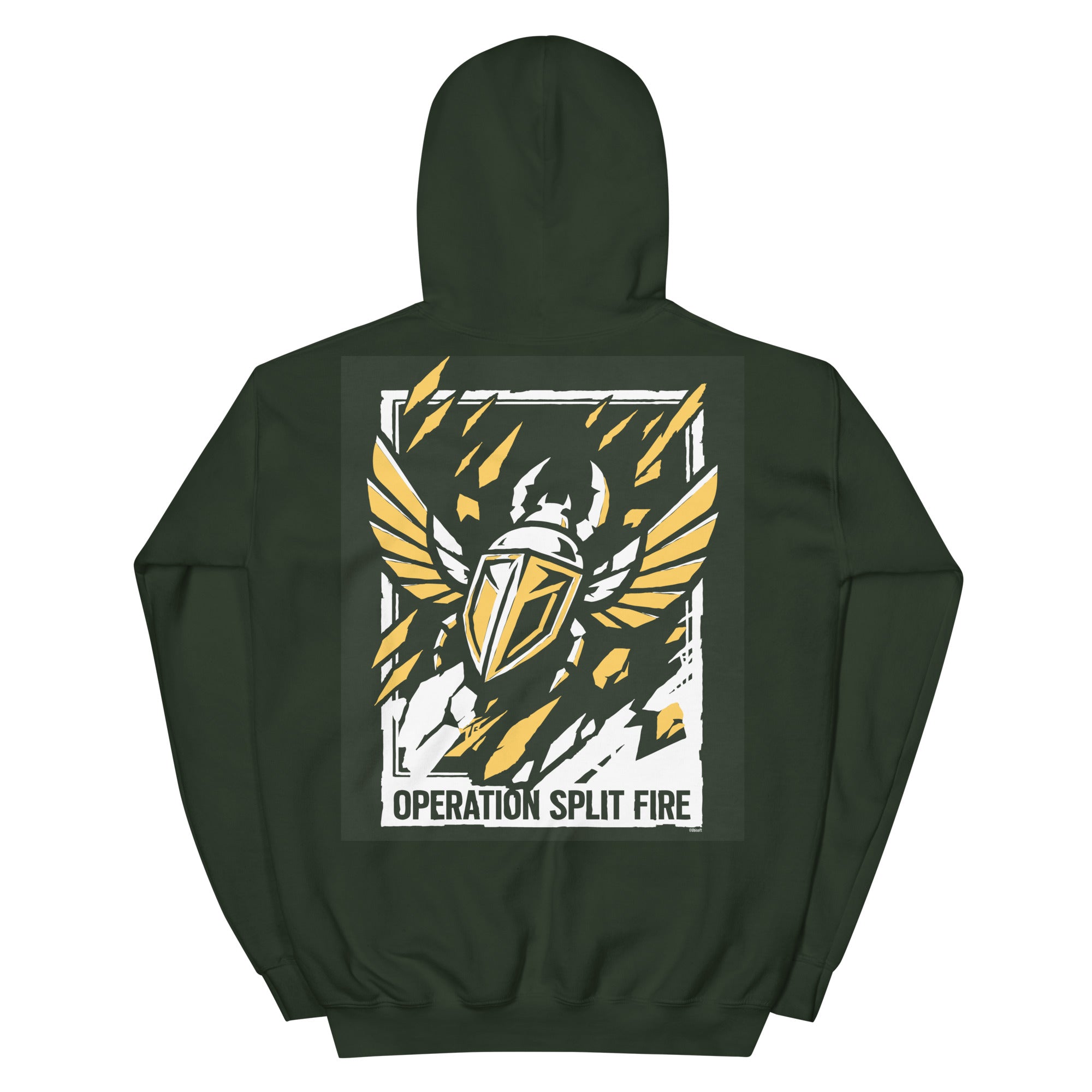UBICollectibles Six Siege Split Fire felpa cappuccio nera L