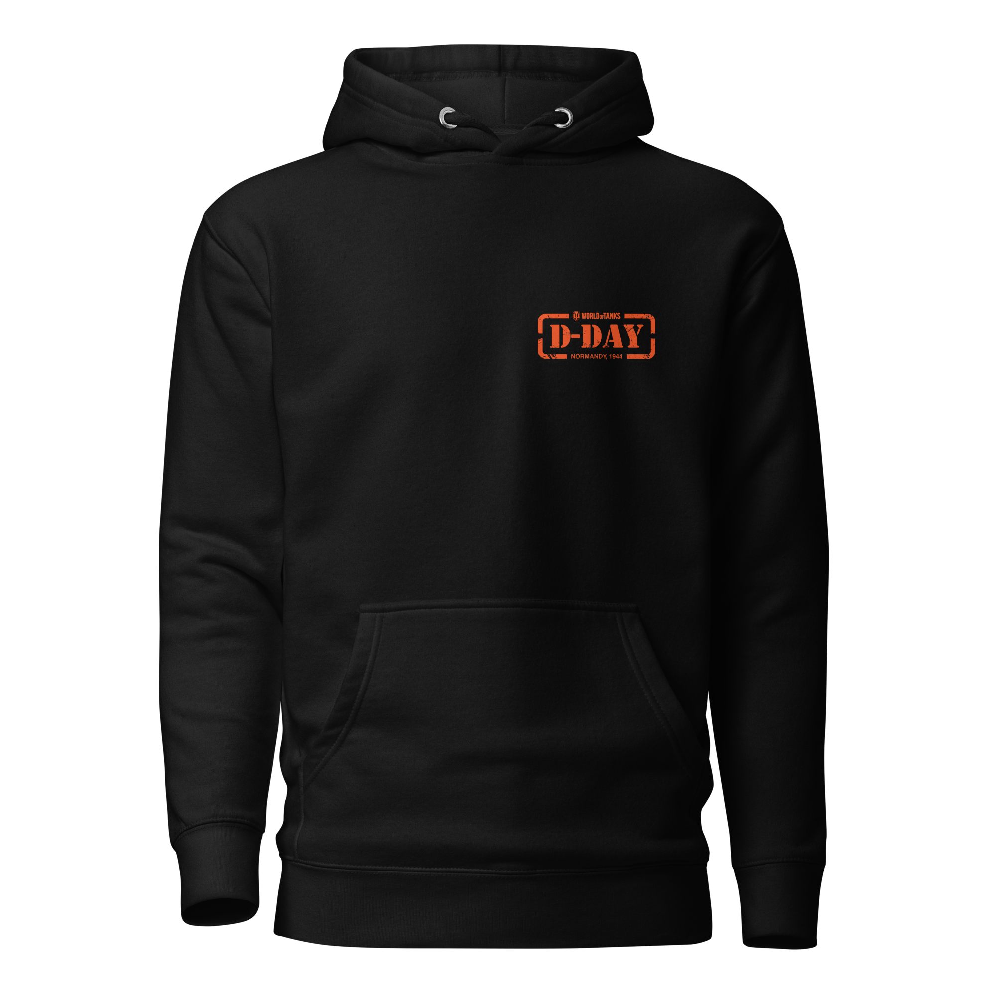 World of Tanks D-Day Top Secret Hoodie felpa nera cappuccio