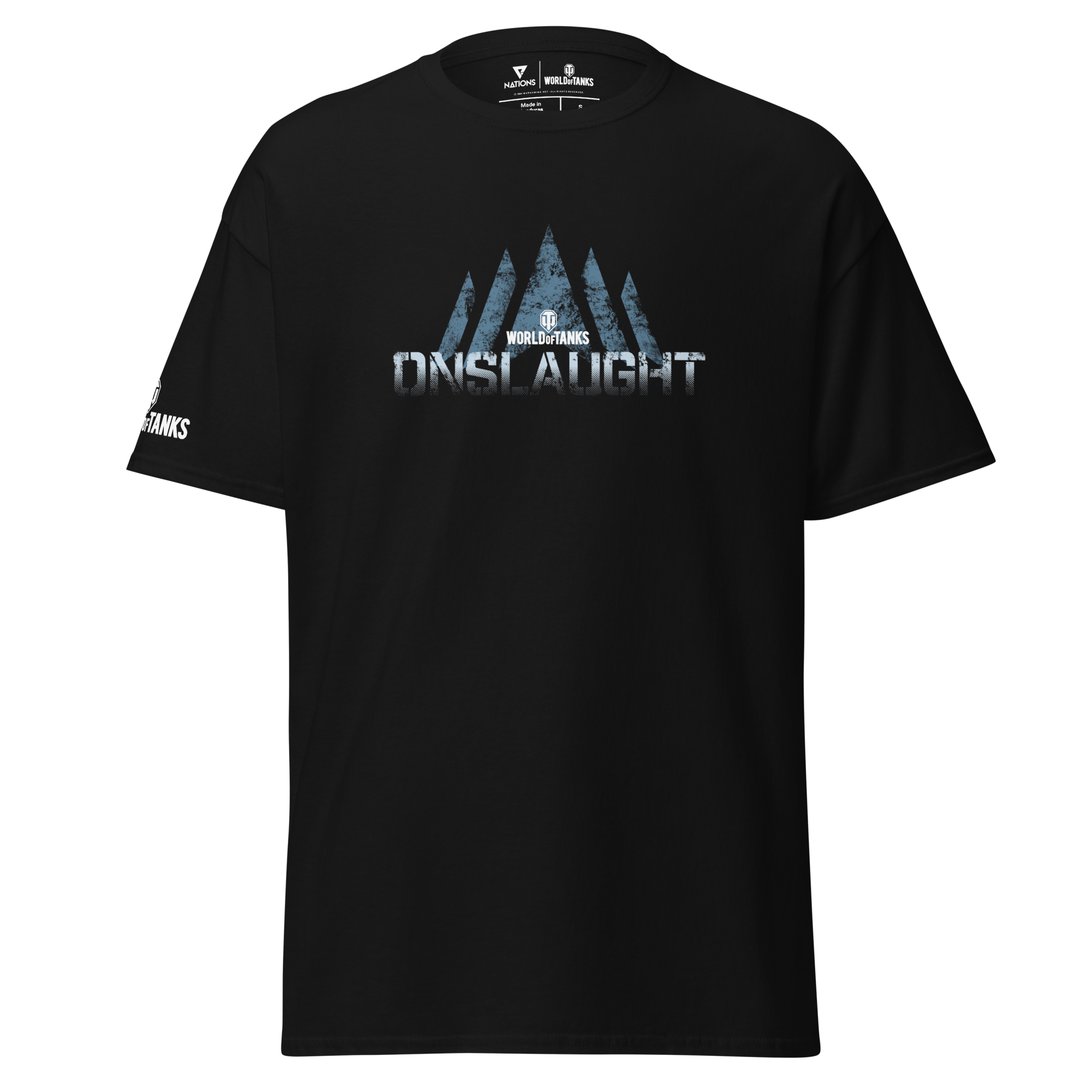 World of Tanks Onslaught 2025 T-shirt cotone unisex