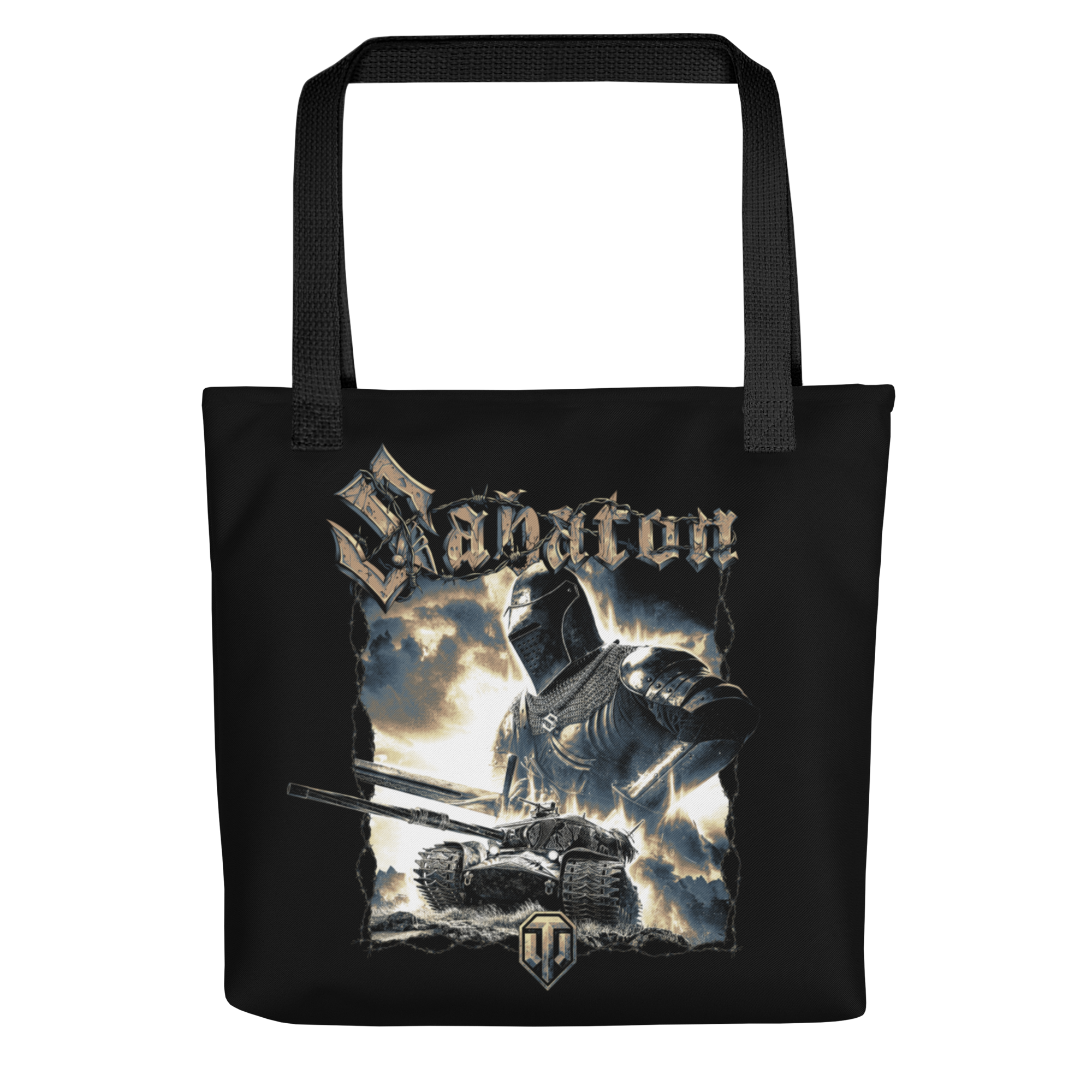 World of Tanks x Sabaton Knight shopper tote bag 10 L