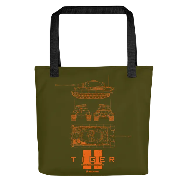 World of Tanks Tiger II Blueprint shopper 10 l