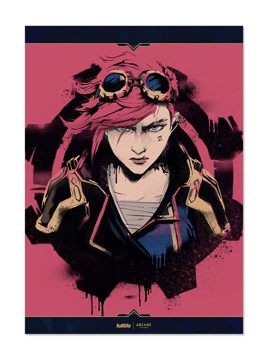 League of Legends Arcane Vi poster A2