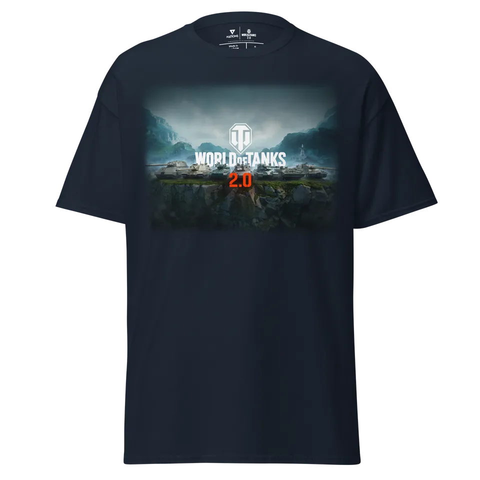 World of Tanks 2.0 Ridgeline Tee t-shirt blu navy