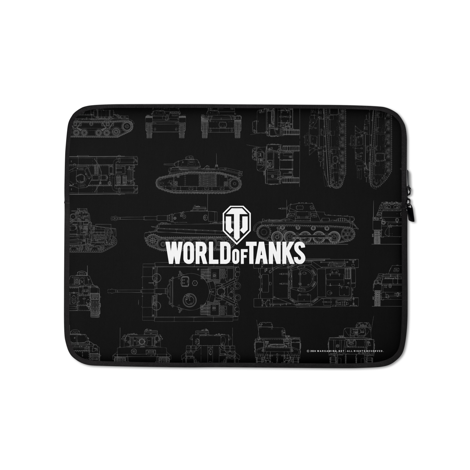 World of Tanks Blueprints custodia laptop 13 pollici neoprene