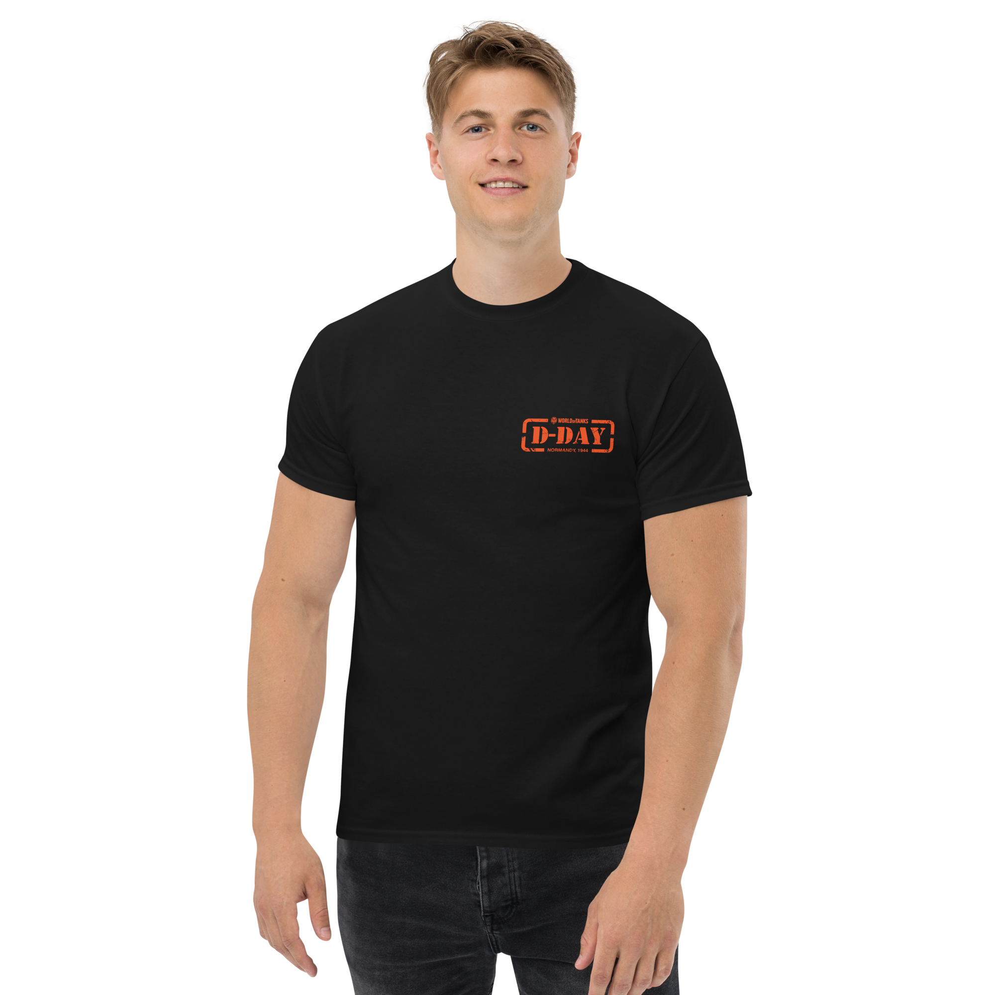 World of Tanks D-Day Top Secret maglietta nera cotone