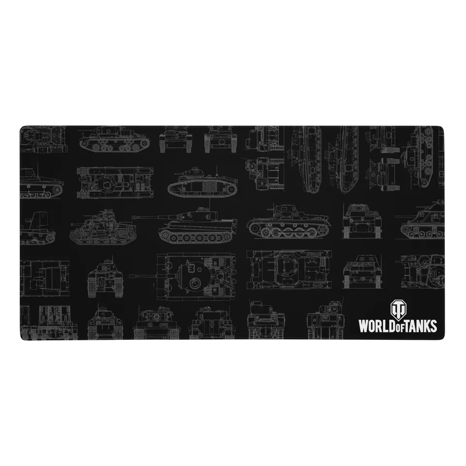 World of Tanks Blueprints tappetino mouse gaming grande