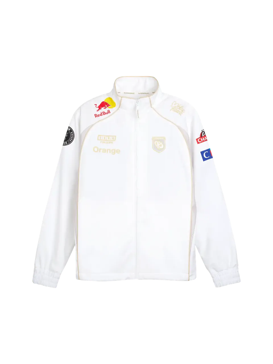 Karmine Corp Worlds Jacket 2026 giacca bianca loose