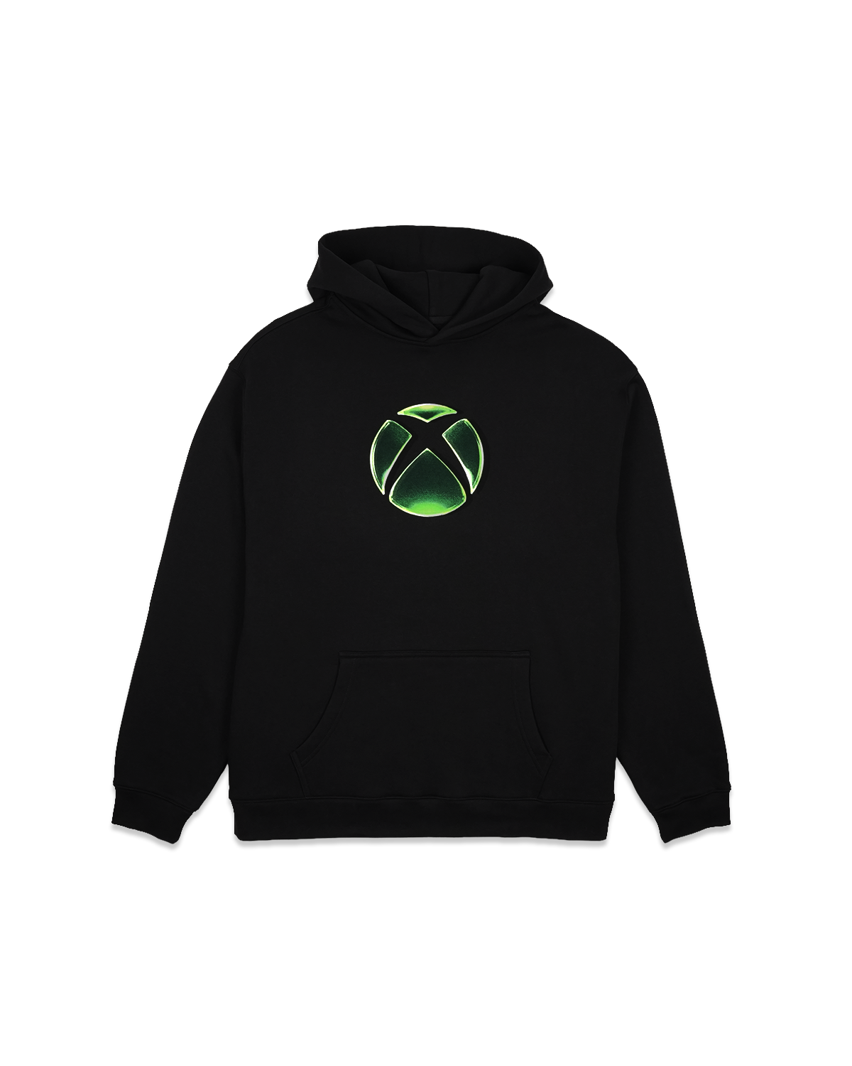 Xbox Gear Gloss Felpa con Cappuccio Nera Cotone