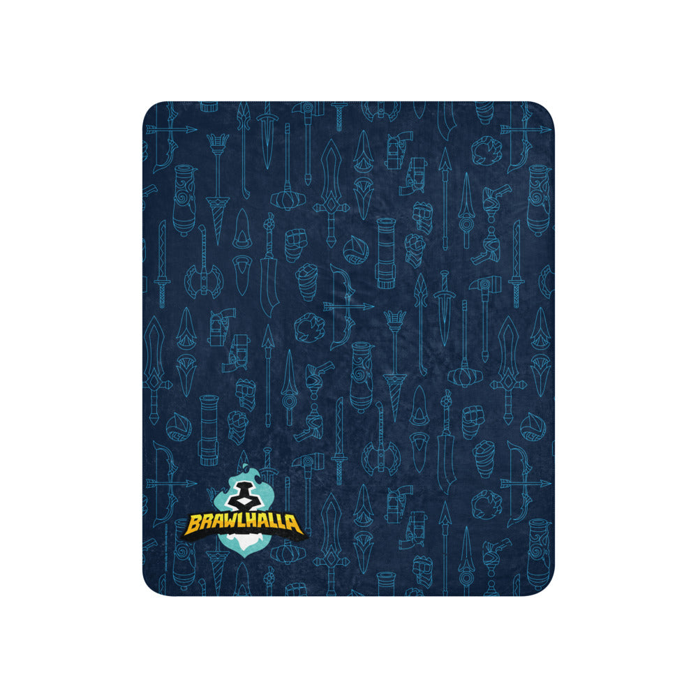 UBICollectibles Brawlhalla Pattern coperta sherpa 50x60in