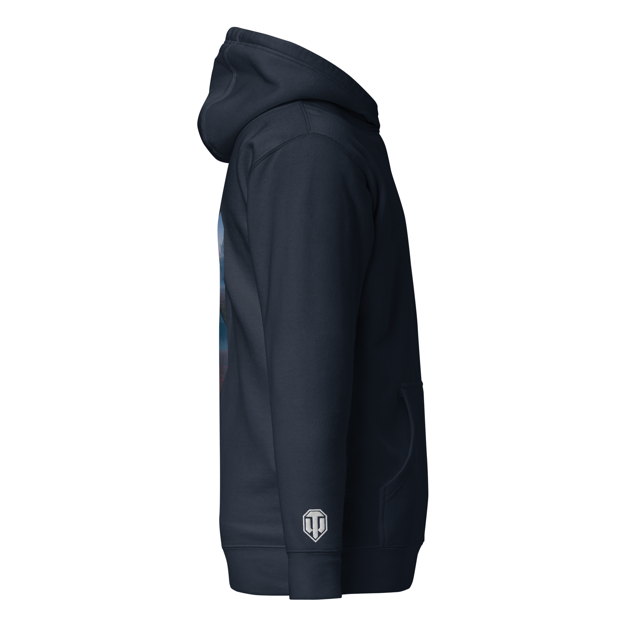 World of Tanks Victory Day felpa con cappuccio blu navy