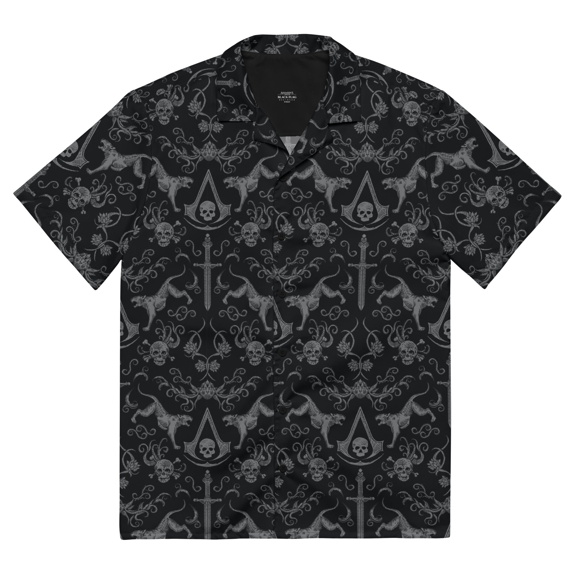 Ubisoft Assassin's Creed Black Flag Resynced camicia tattoo oversize