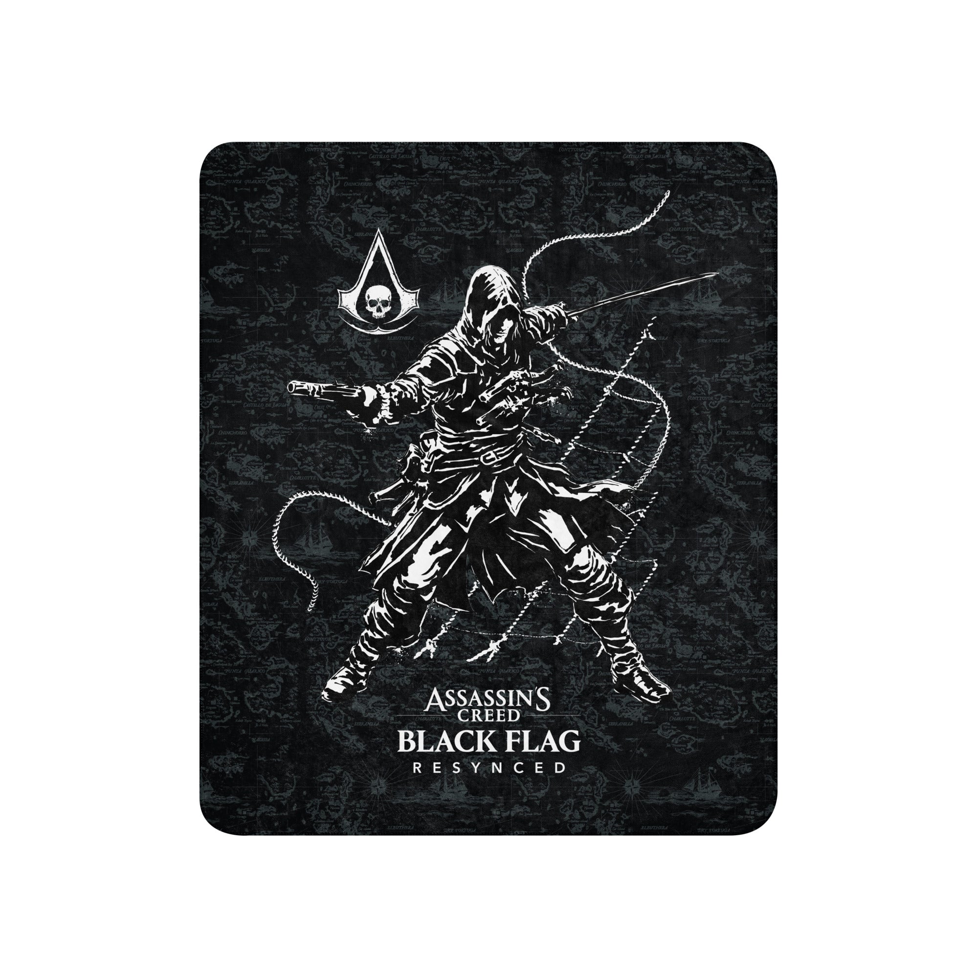 UBICollectibles Assassin's Creed Black Flag Resynced Edward Kenway coperta sherpa