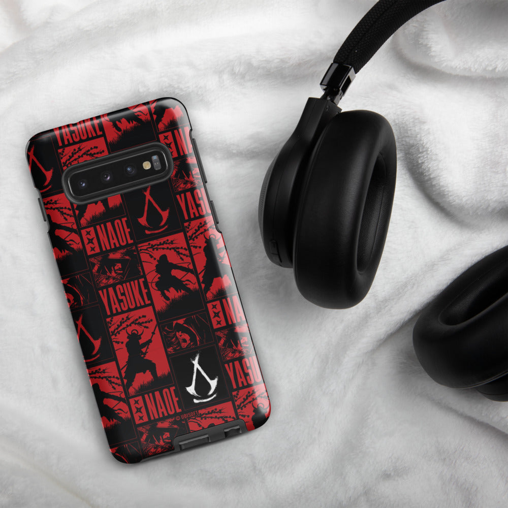 Ubisoft Assassin's Creed Names cover Samsung S24 Ultra doppia protezione