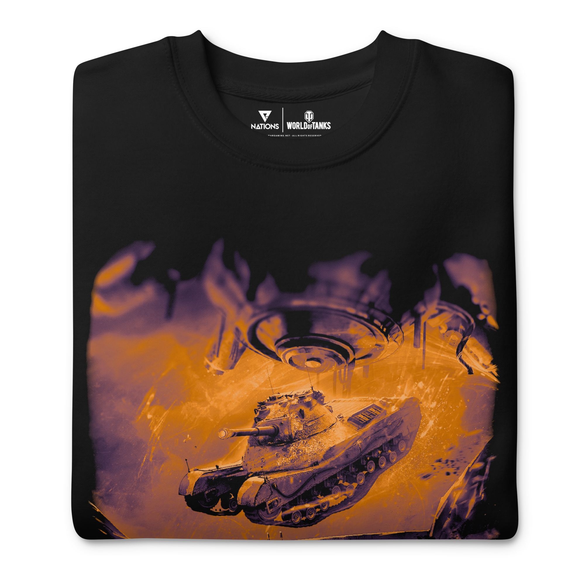 World of Tanks Halloween felpa girocollo pile cotone