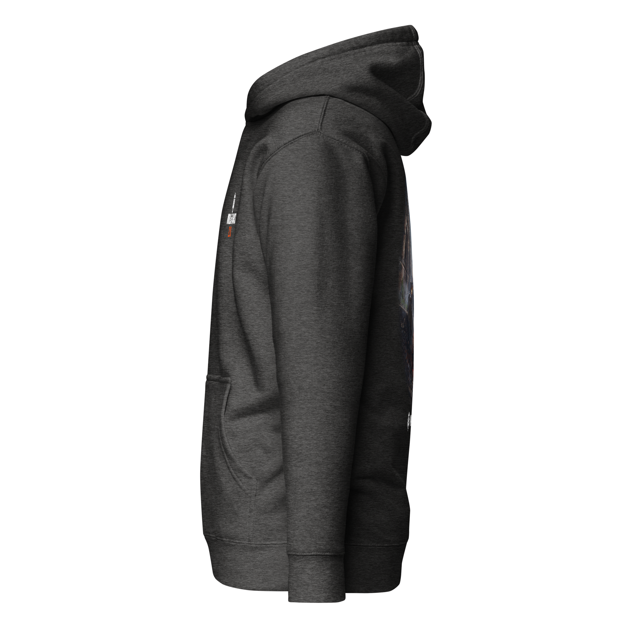 World of Tanks 2.0 felpa cappuccio charcoal heather