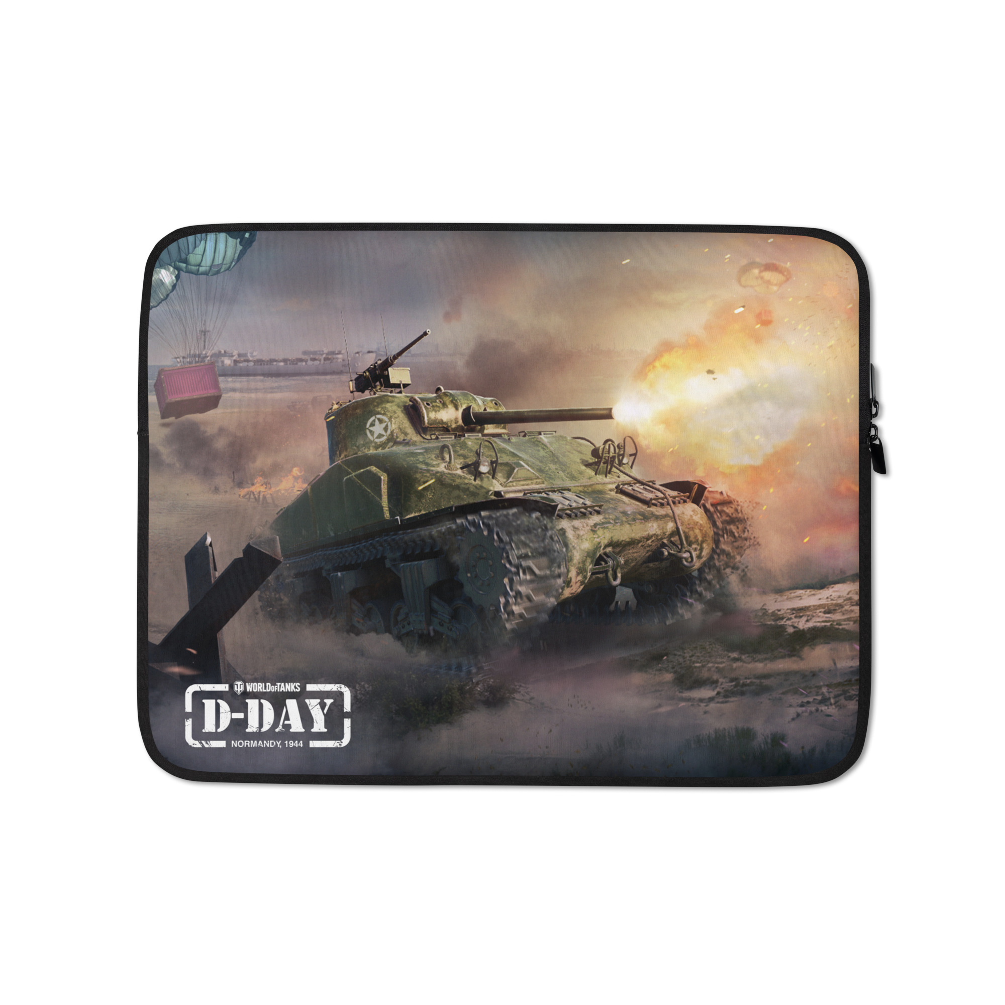 World of Tanks D-Day 2025 custodia laptop 13-15 pollici