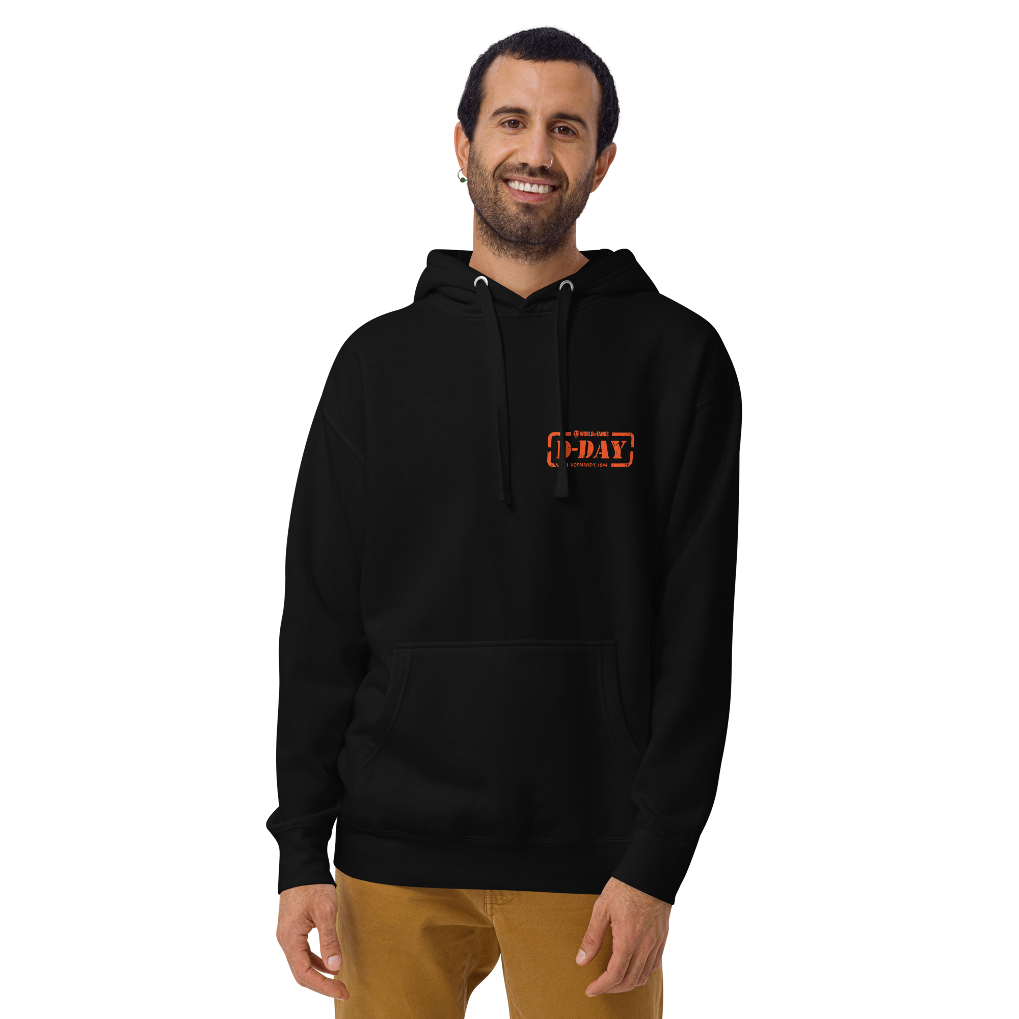 World of Tanks D-Day Top Secret Hoodie felpa nera cappuccio