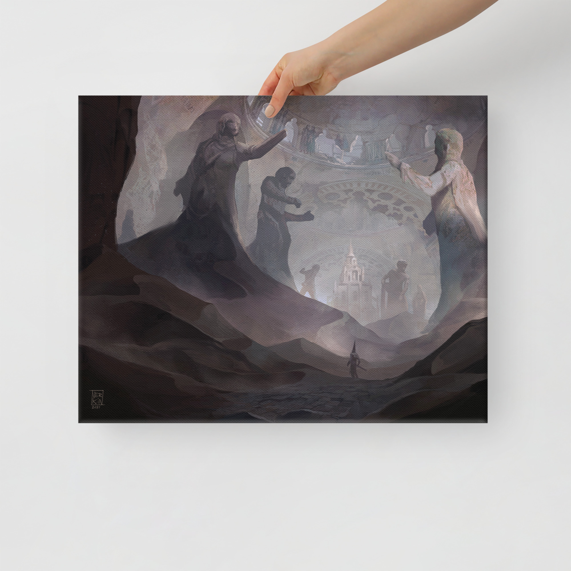 The Game Kitchen Blasphemous Eroded Statues tela ufficiale