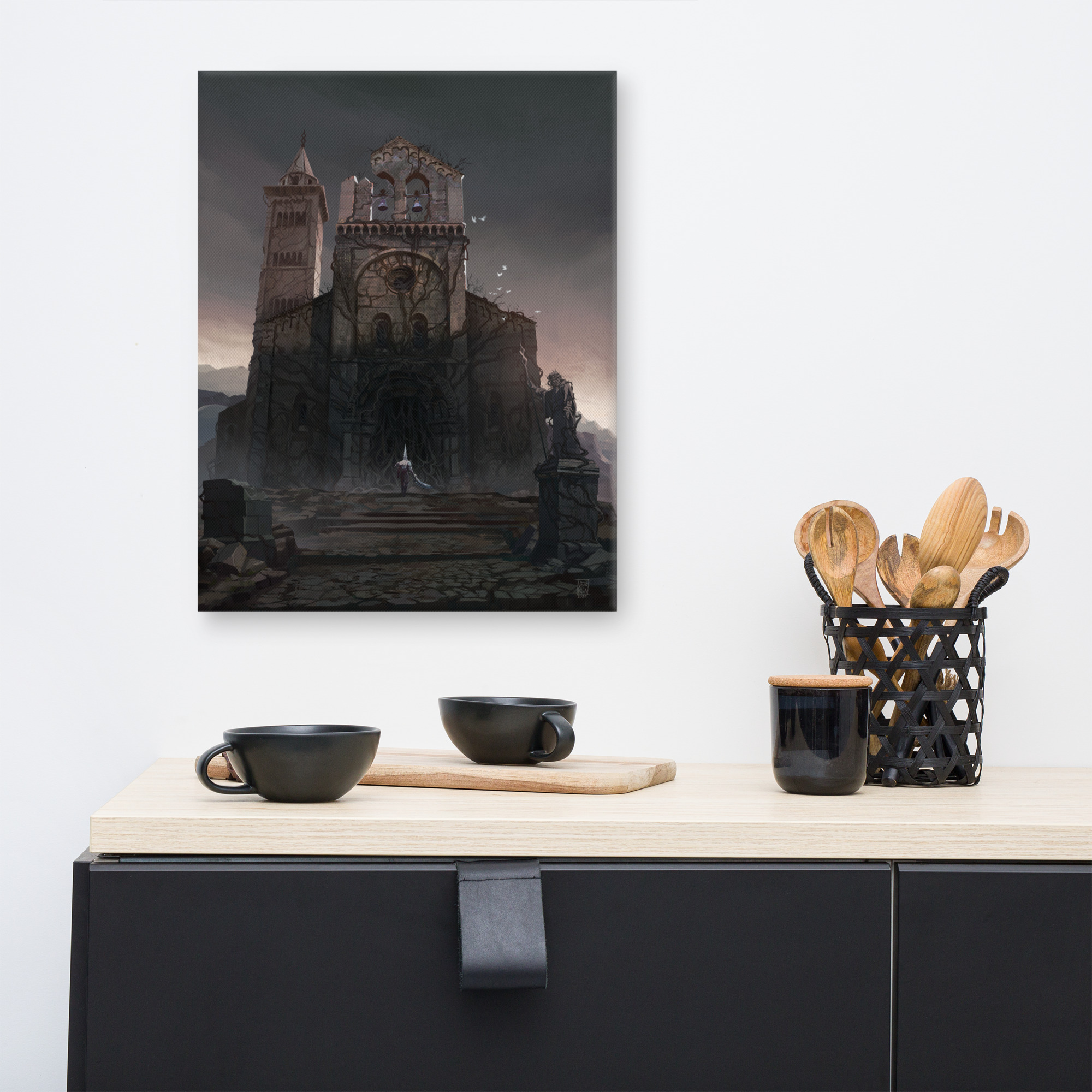 The Game Kitchen Blasphemous Monasterio Espinado tela ufficiale