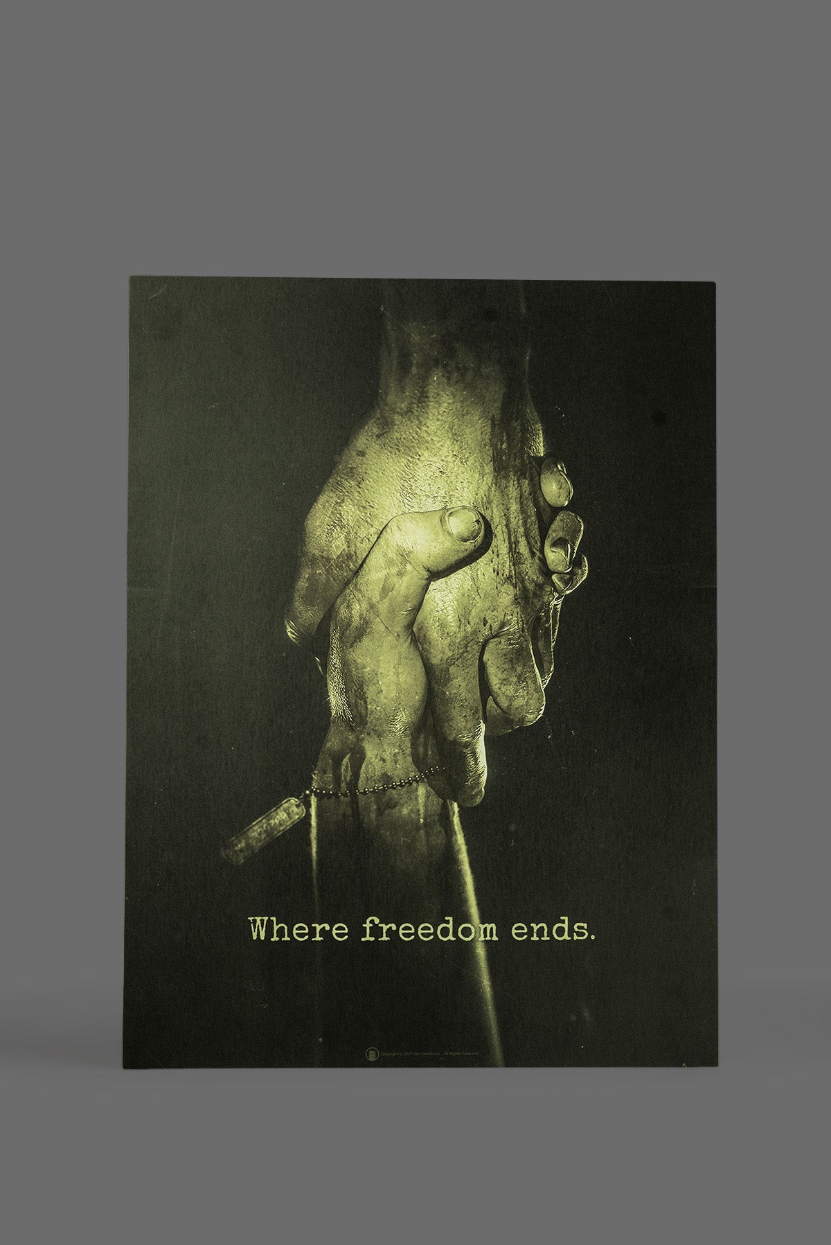 Red Barrels Where Freedom Ends poster 18x24 The Outlast