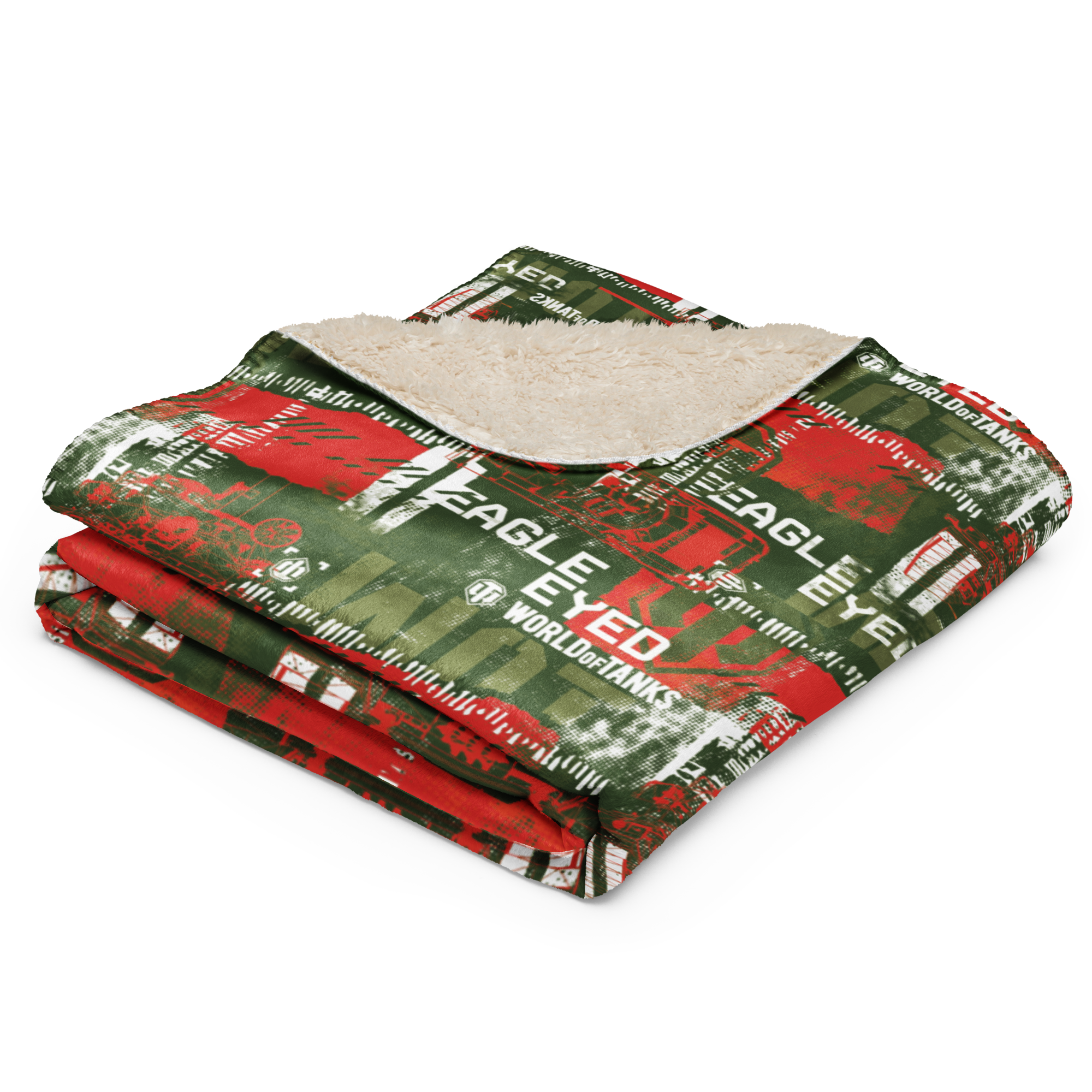 World of Tanks Eagle Eyed coperta sherpa pile divano