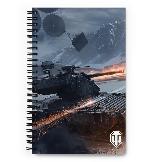 World of Tanks Steel Hunter quaderno spiralato A5