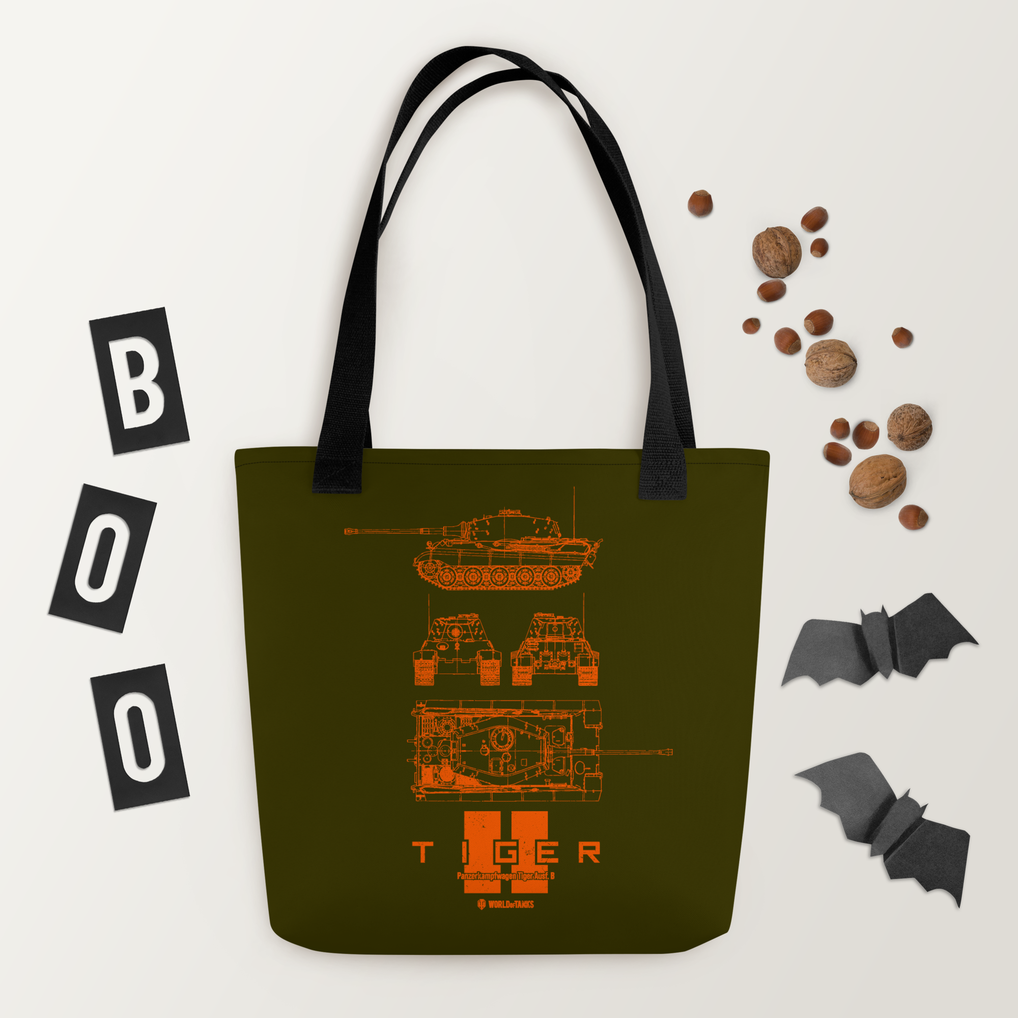 World of Tanks Tiger II Blueprint shopper 10 l