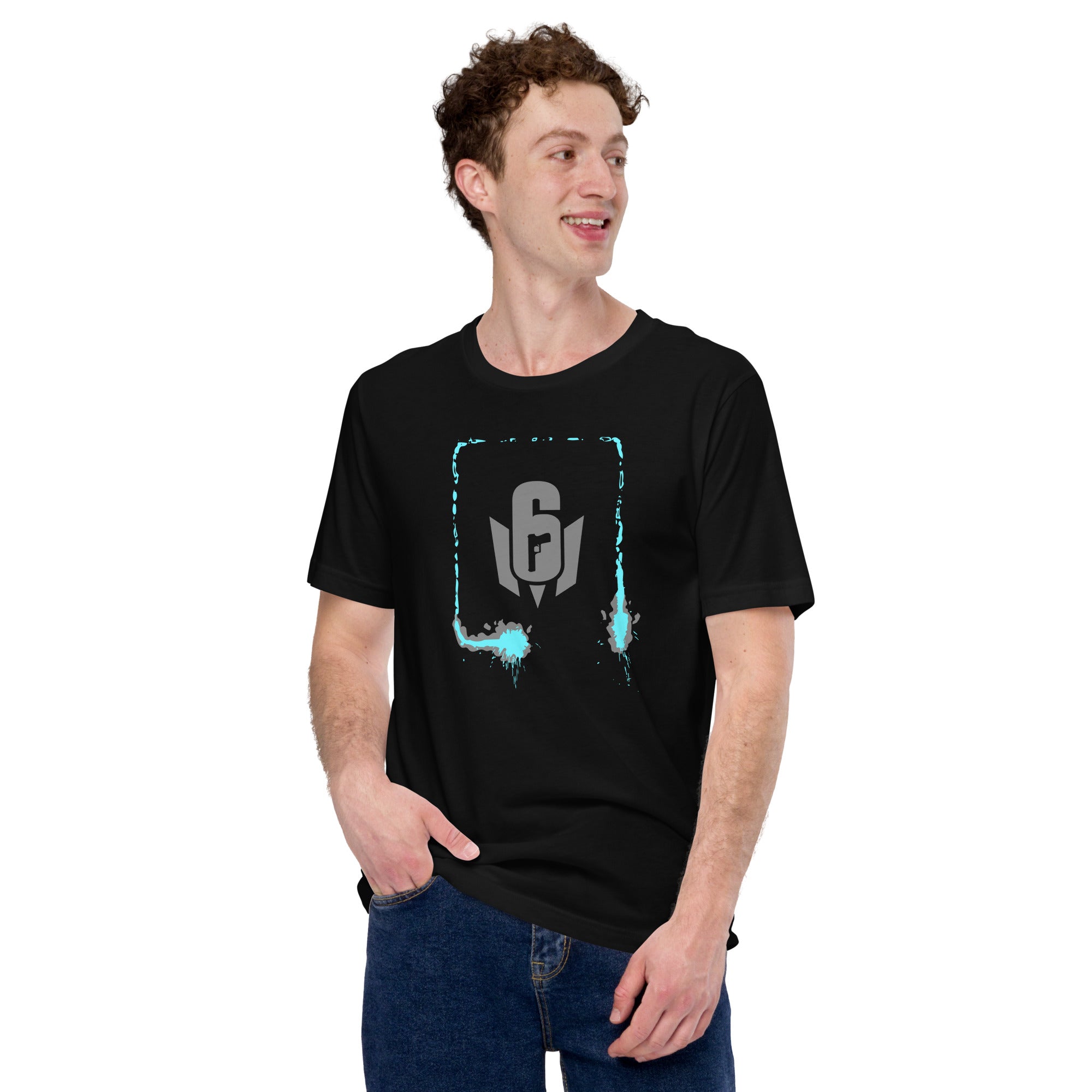Six Mobile Breach t-shirt cotone pettinato grafica tattica