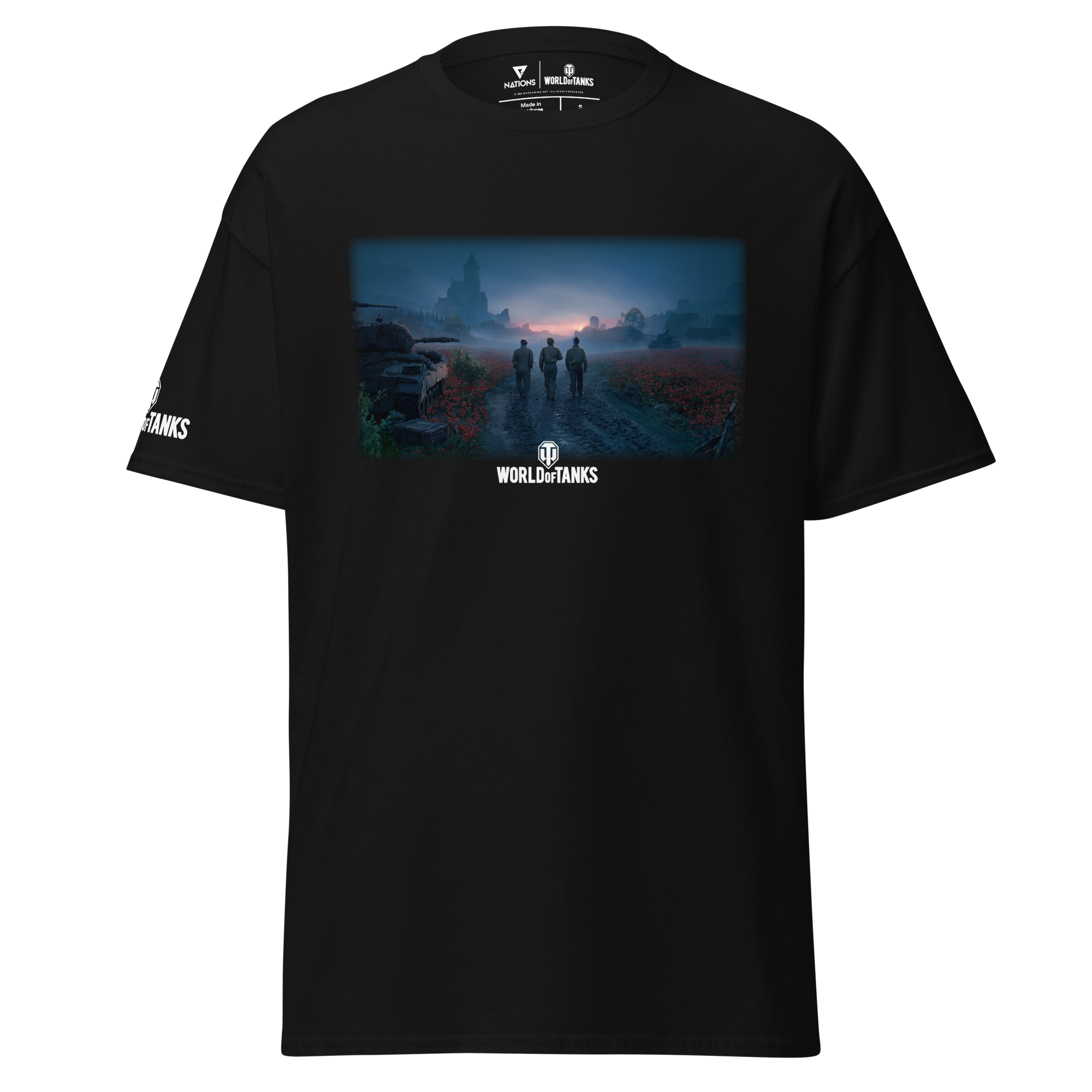 World of Tanks Victory Day 2025 t-shirt nera ufficiale