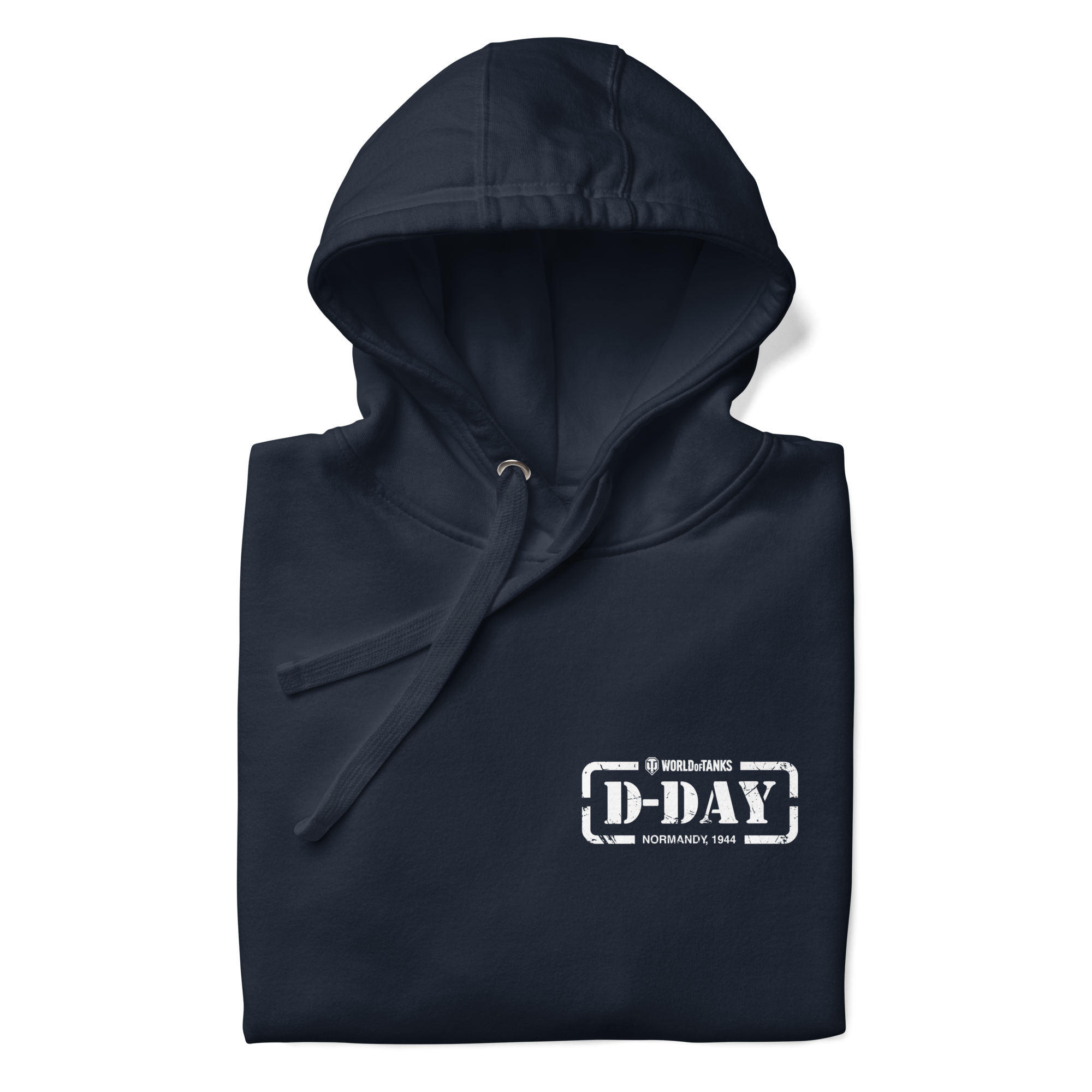 World of Tanks D-Day 2025 felpa con cappuccio blu ufficiale