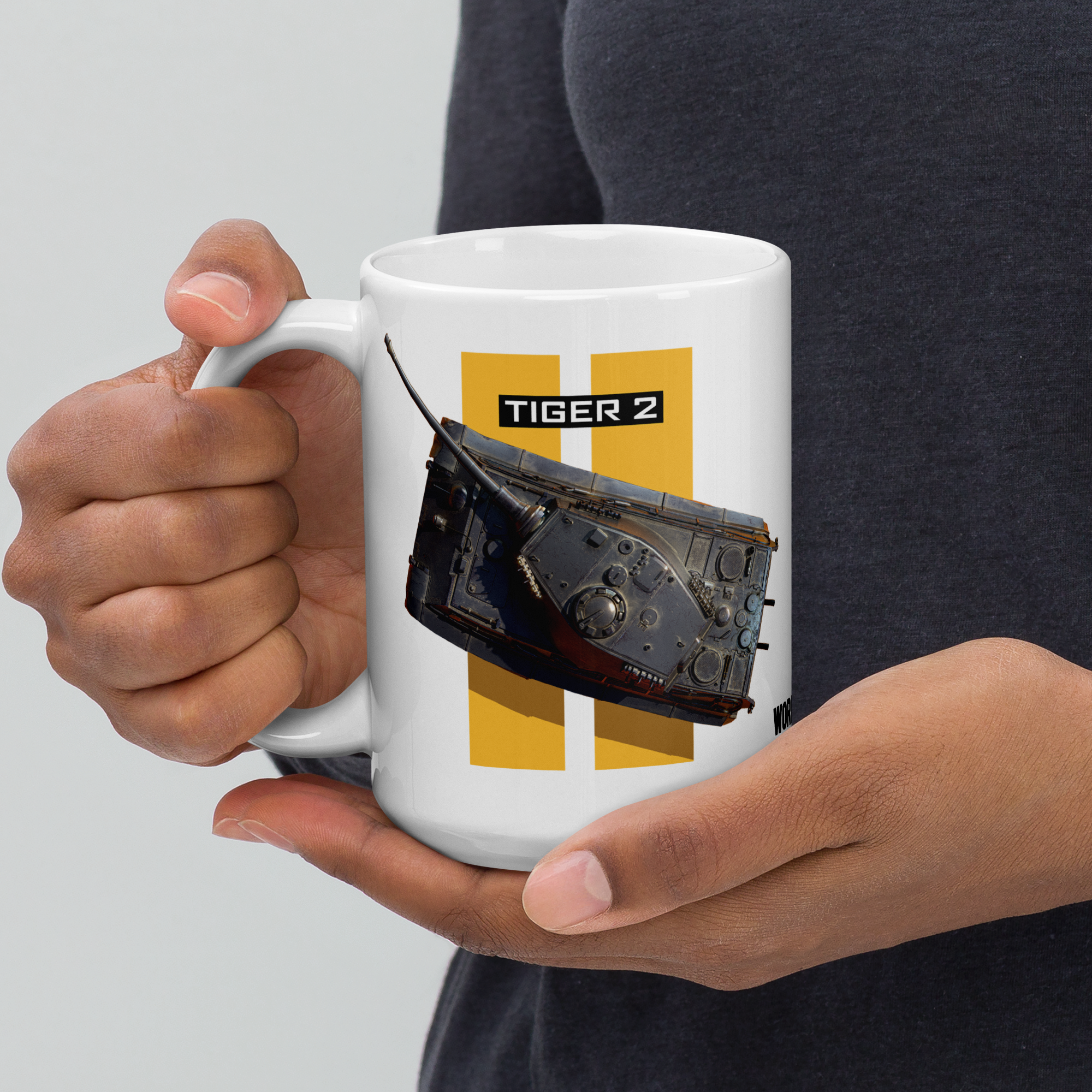World of Tanks TankFest 2025 Tiger 2 tazza bianca ceramica